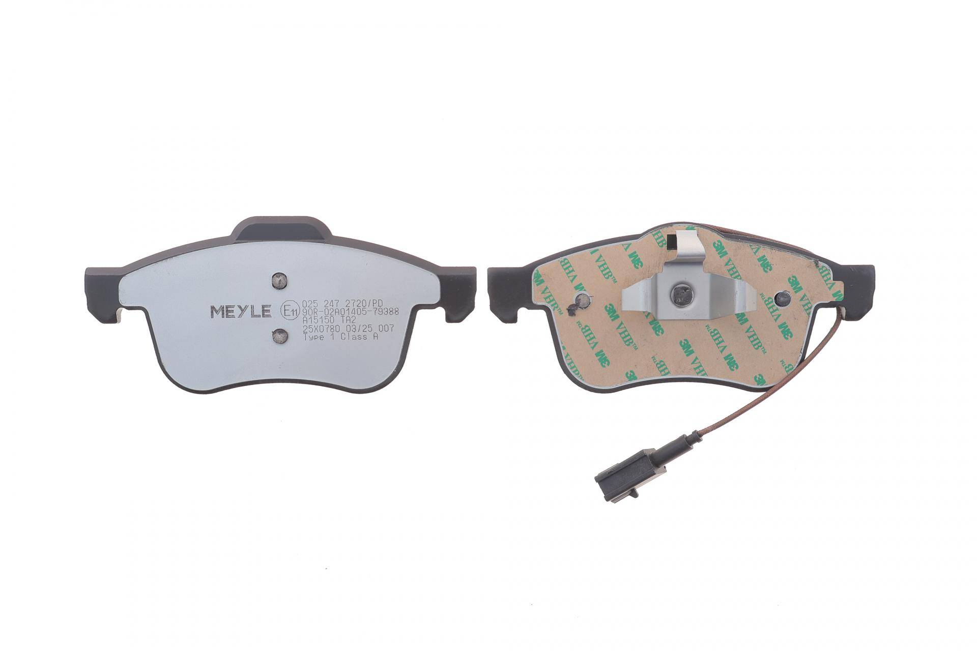 Колодки гальмівні (передні) Fiat Doblo 10- (Ate)