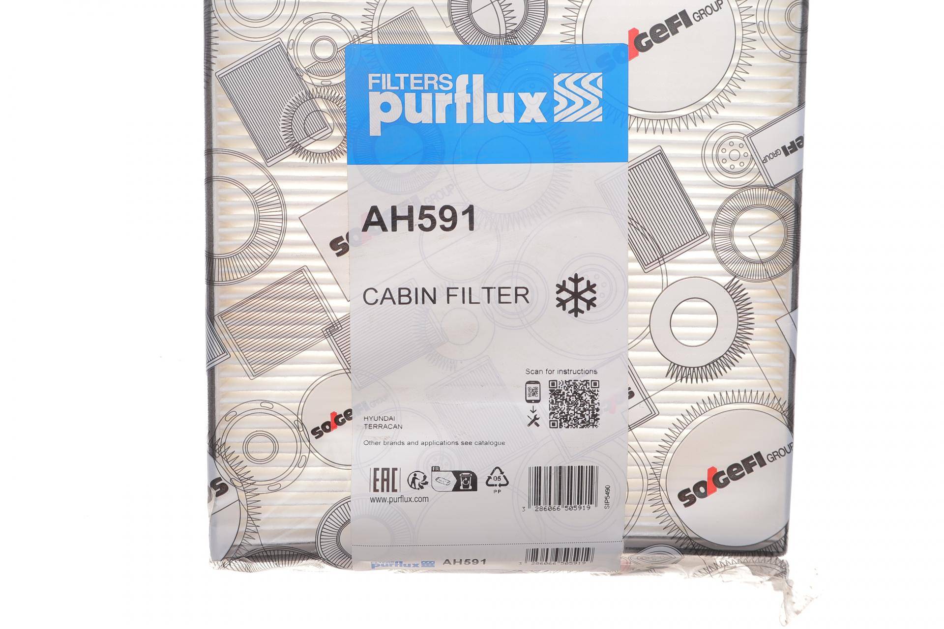 Фільтр салону Hyundai Terracan 2.5/2.9D/3.5 01-06