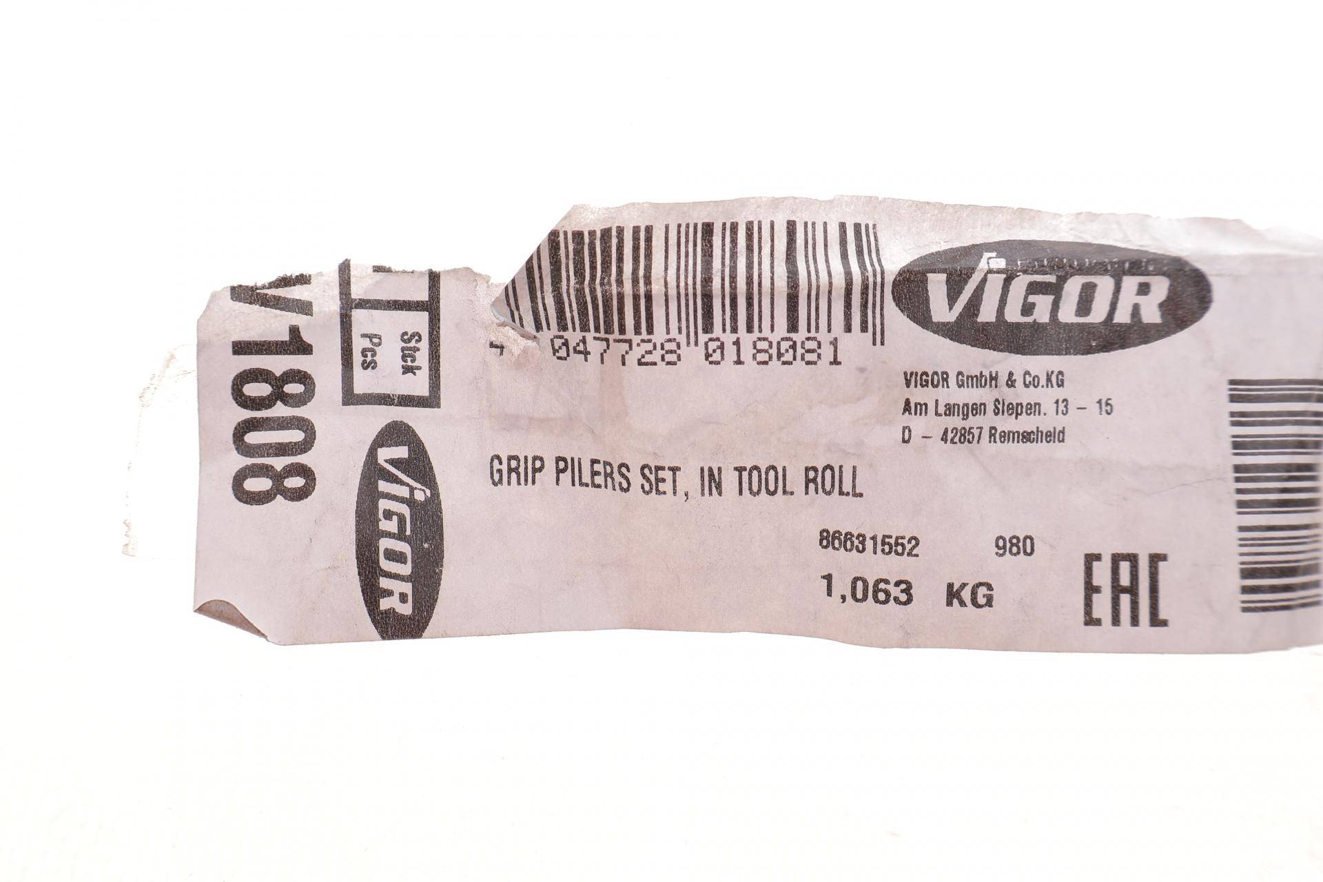 Набір кліщів затискних із фіксатором 125-150-225 мм (Пінці)