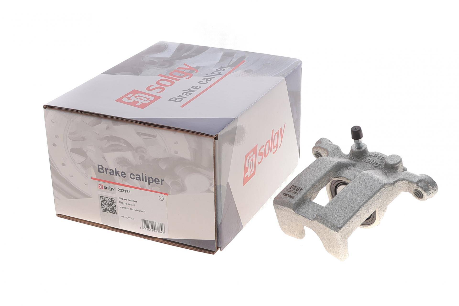 Супорт гальмівний (задній) (L) Nissan Qashqai/Qashqai +2 I/Renault Koleos I 06- (d=43mm) (Akebono)