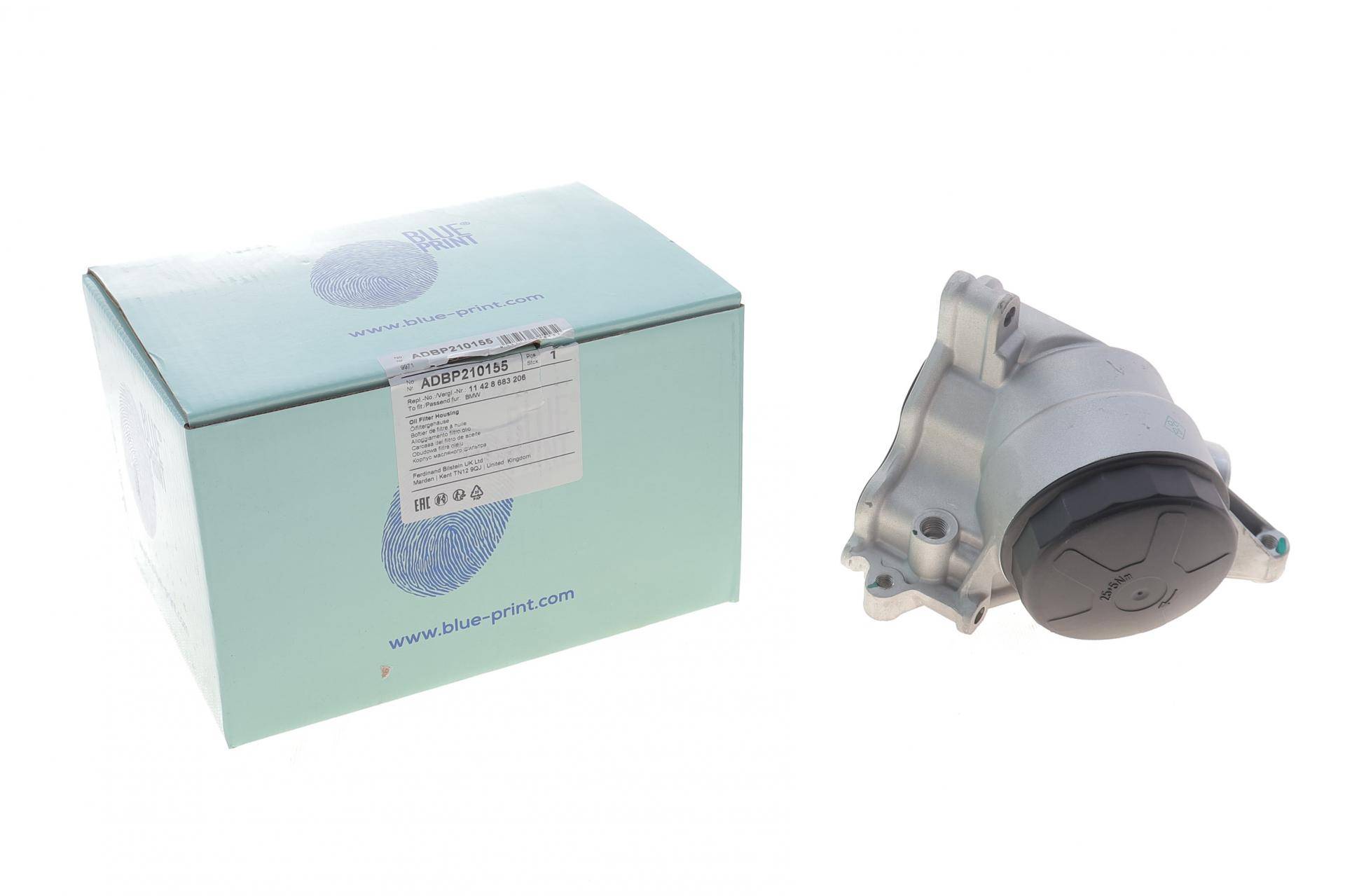 Корпус фільтра масляного BMW 3 (E90)/5 (F10)/6 (E63)/X5 (F15)/X6 (E71) 04-18 N20/N26/N52/N53/N55