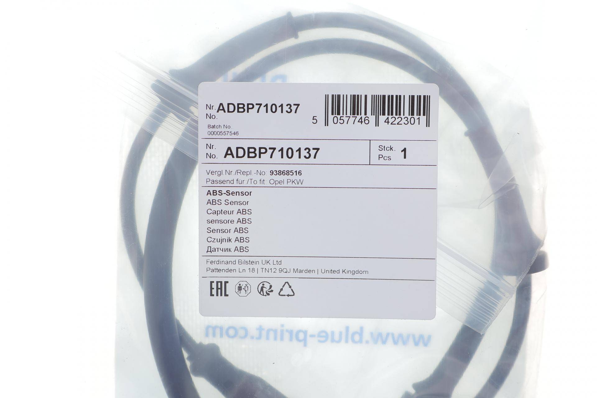 Датчик ABS (задній) Renault Trafic 1.6/2.0 dCi 14-