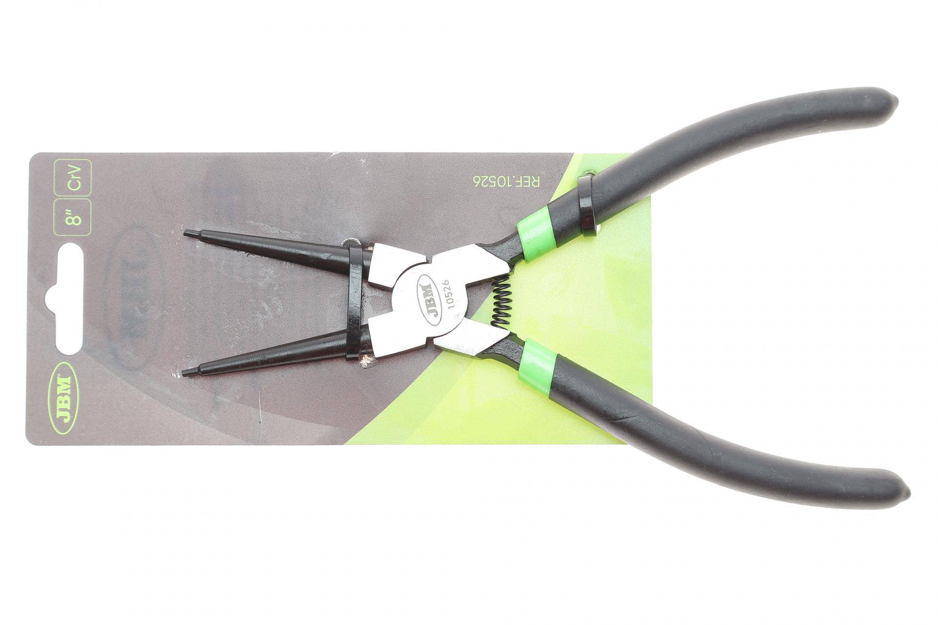 Щипці прямі для внутрішніх стопорних кілець L-203 мм