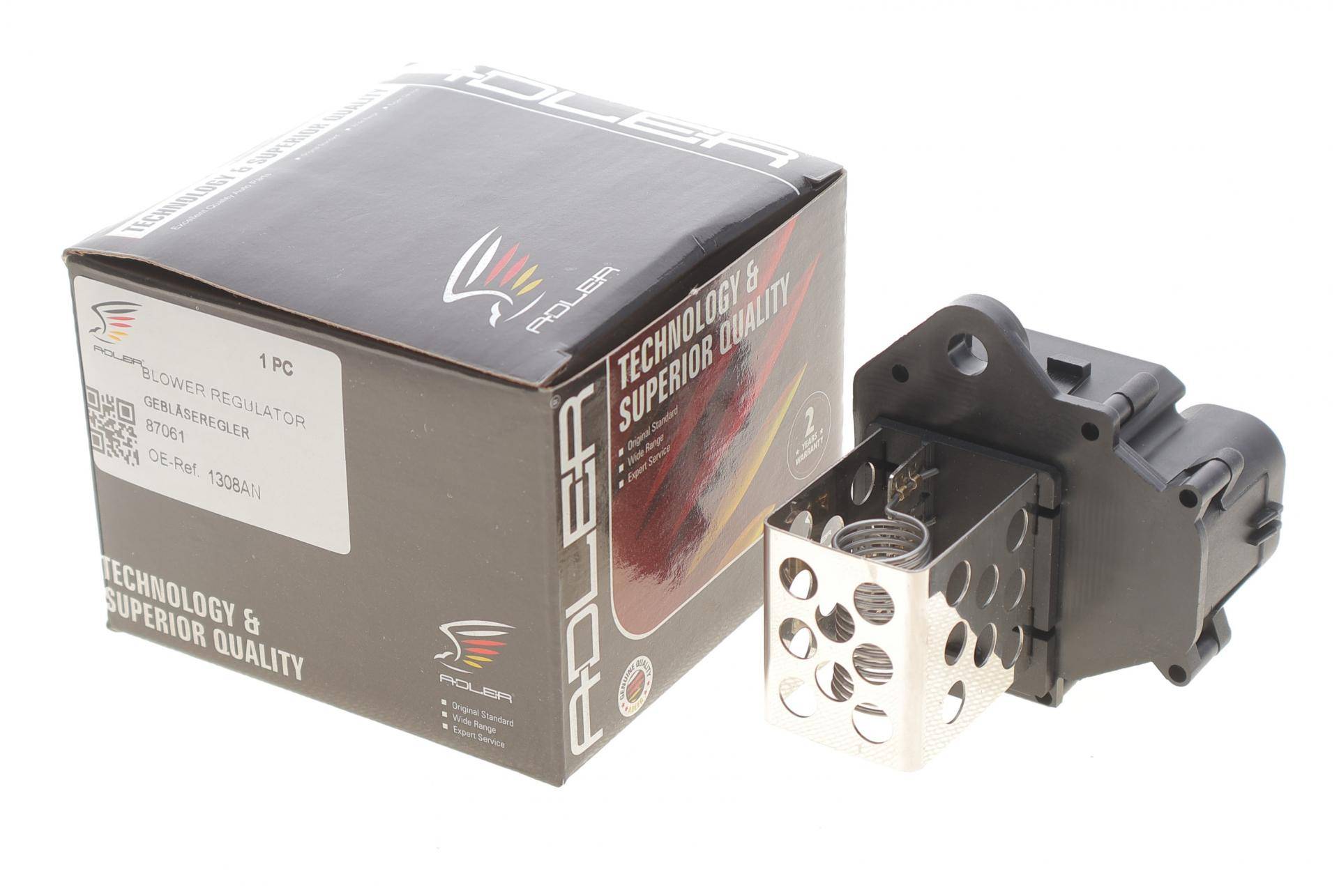 Резистор вентилятора охолодження двигуна Citroen Berlingo/Peugeot Partner 1.6HDI 08-