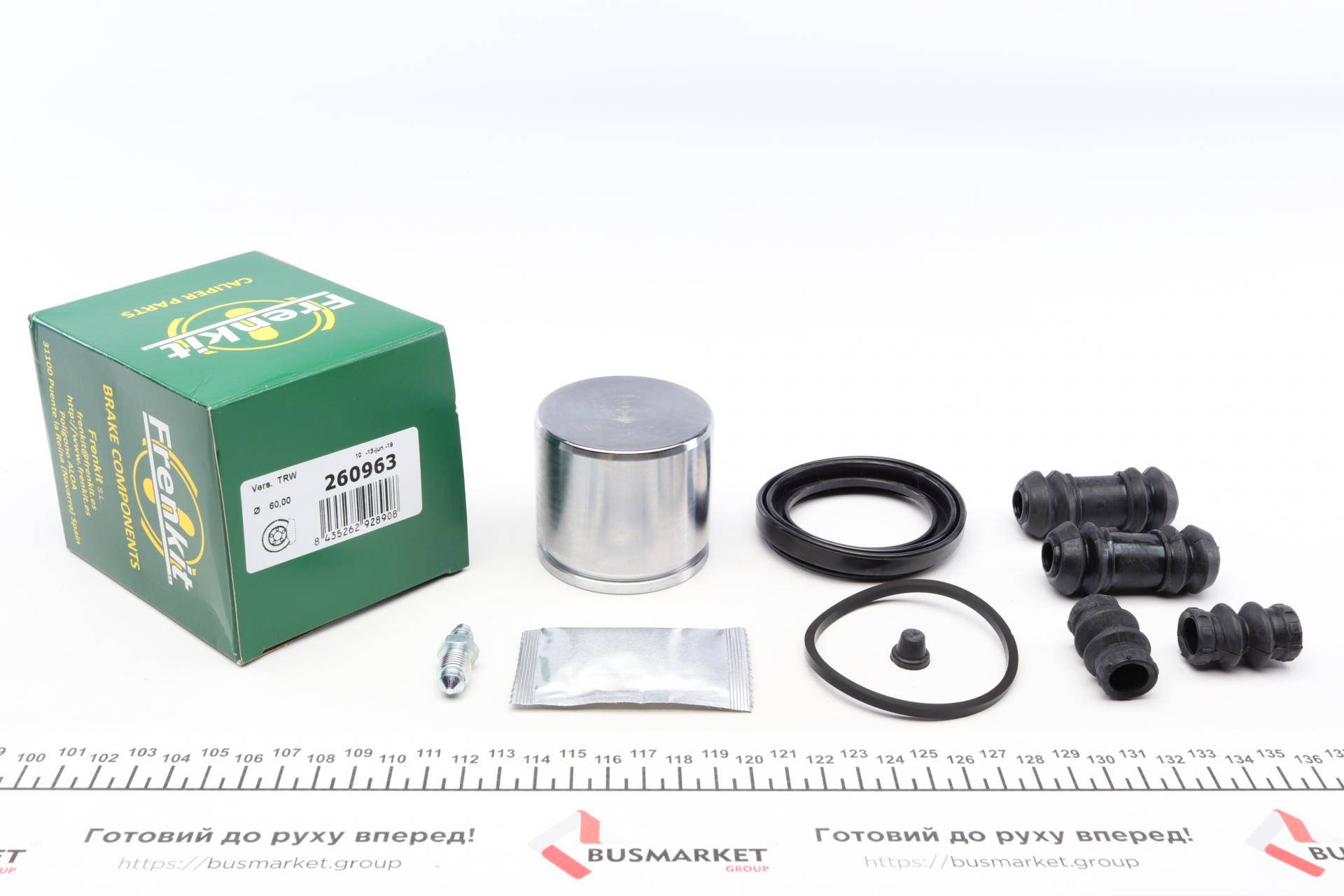 Ремкомплект супорта (переднього) MB A-class (W176) 12- (d=60mm) (+поршень) (TRW)