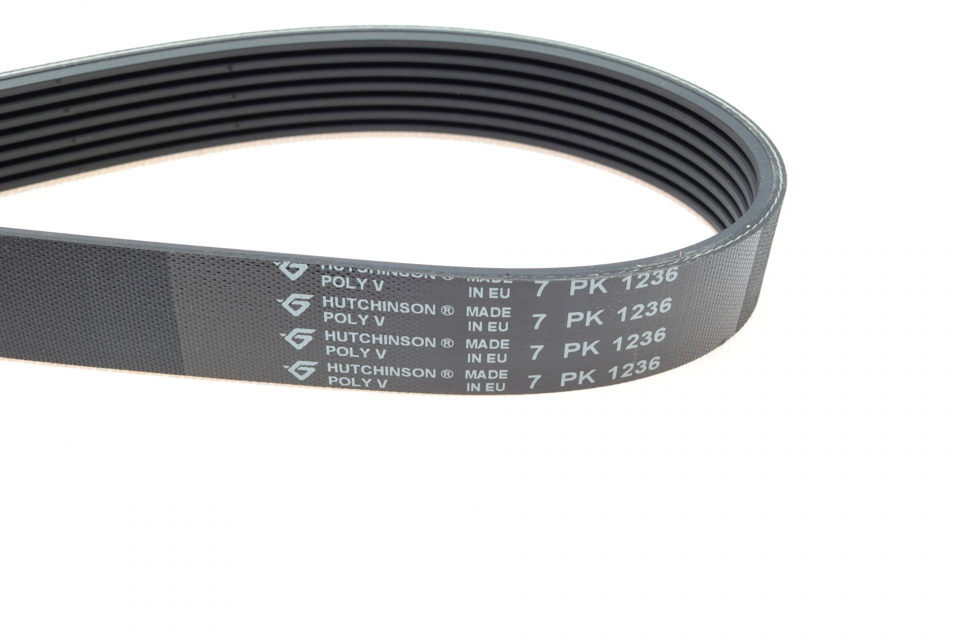 Ремінь генератора Fiat Ducato 2.3D 06- (7PK1236)