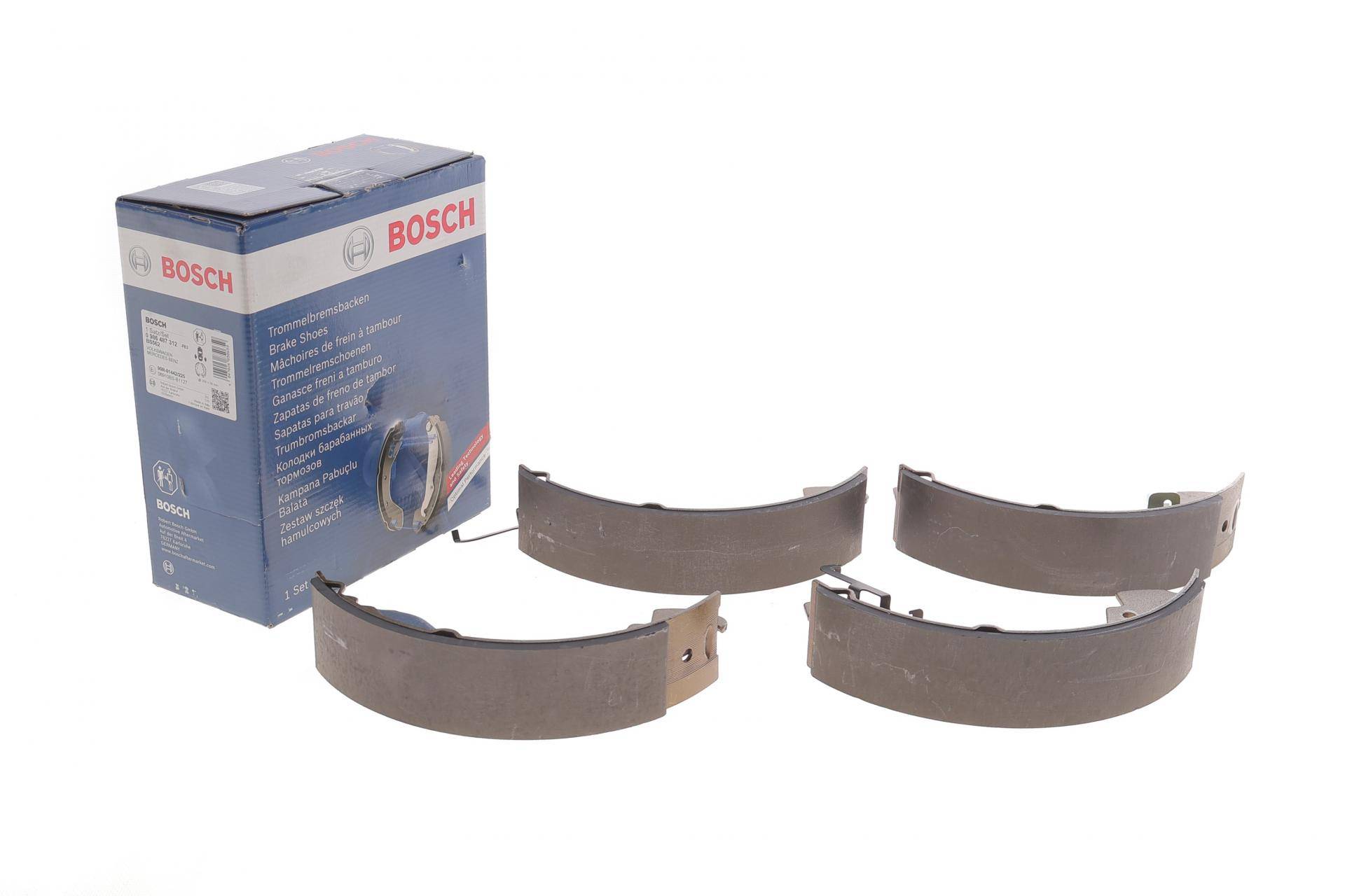 Колодки гальмівні (задні) VW T4 91- (барабанні) (268x56) = 0 986 487 895