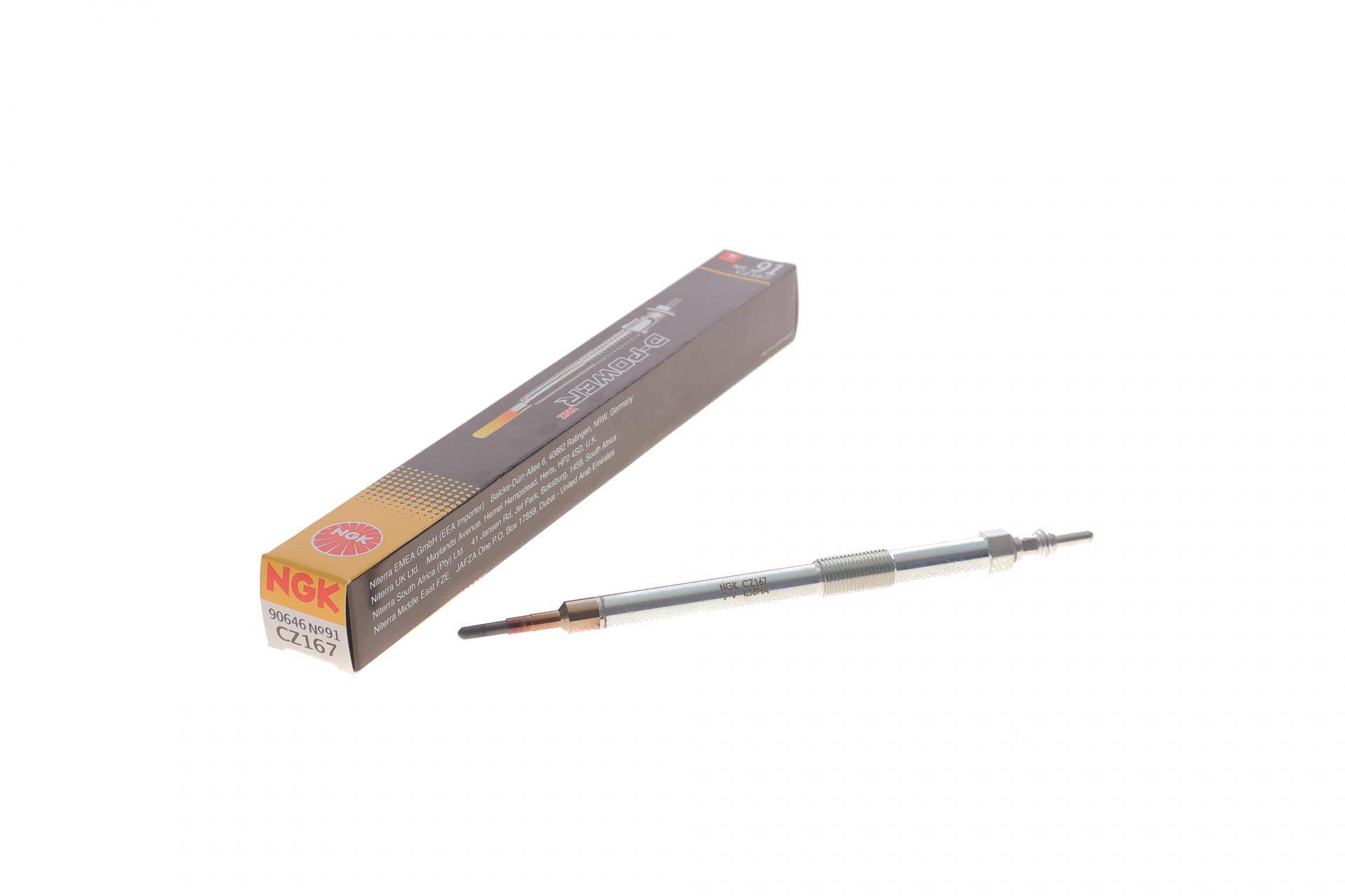 Свічка розжарювання Renault Master 2.3/3.0dCi/Trafic 2.0dCi 06- (7V) (CZ167 / D-POWER NR91)