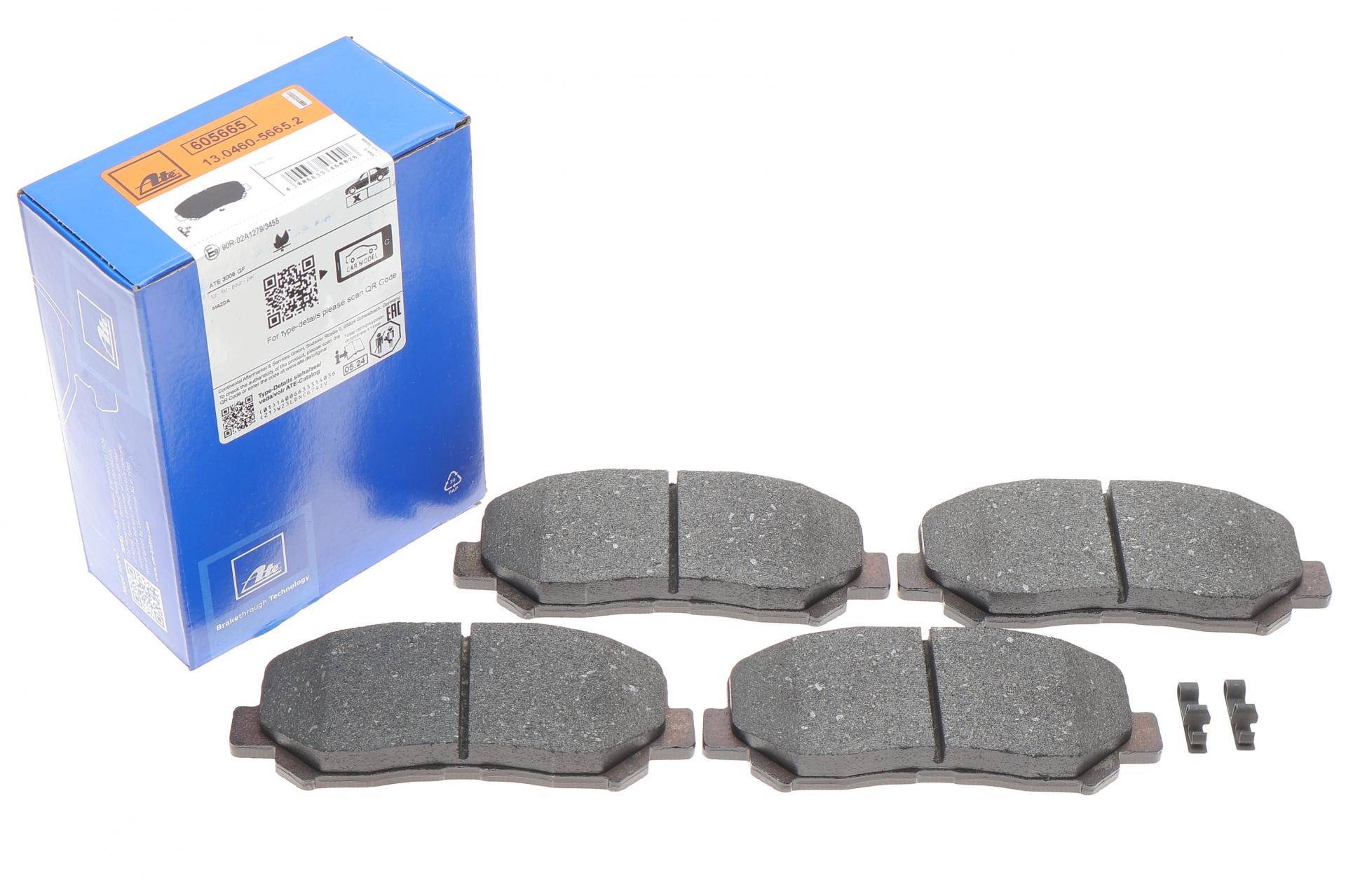 Колодки гальмівні (передні) Mazda CX-5 11- (Akebono)