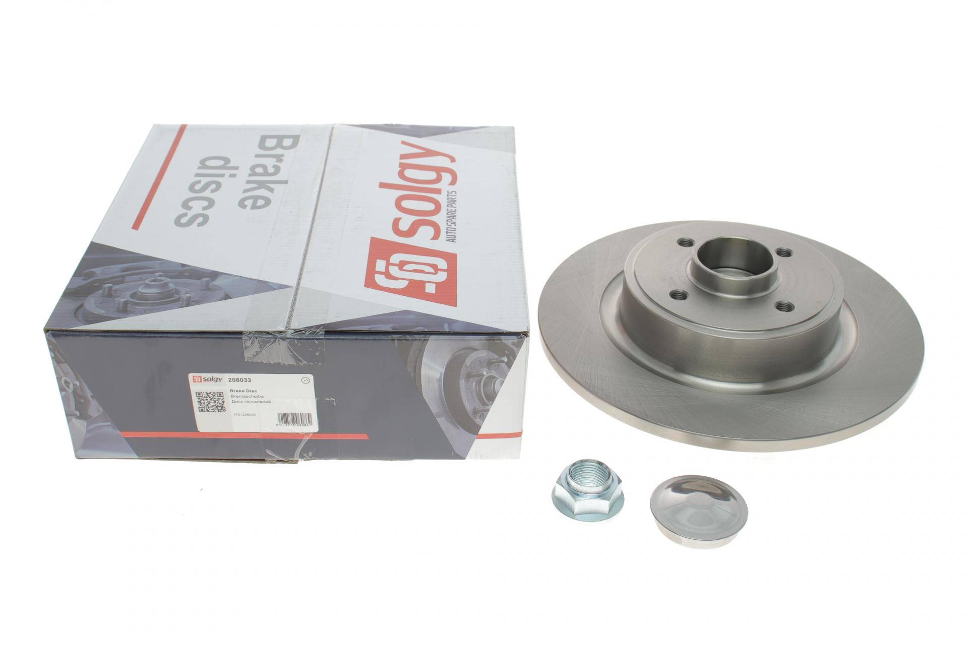 Диск гальмівний (задній) Renault Scenic II 03- (274x11) (+ABS) (з підшипником)