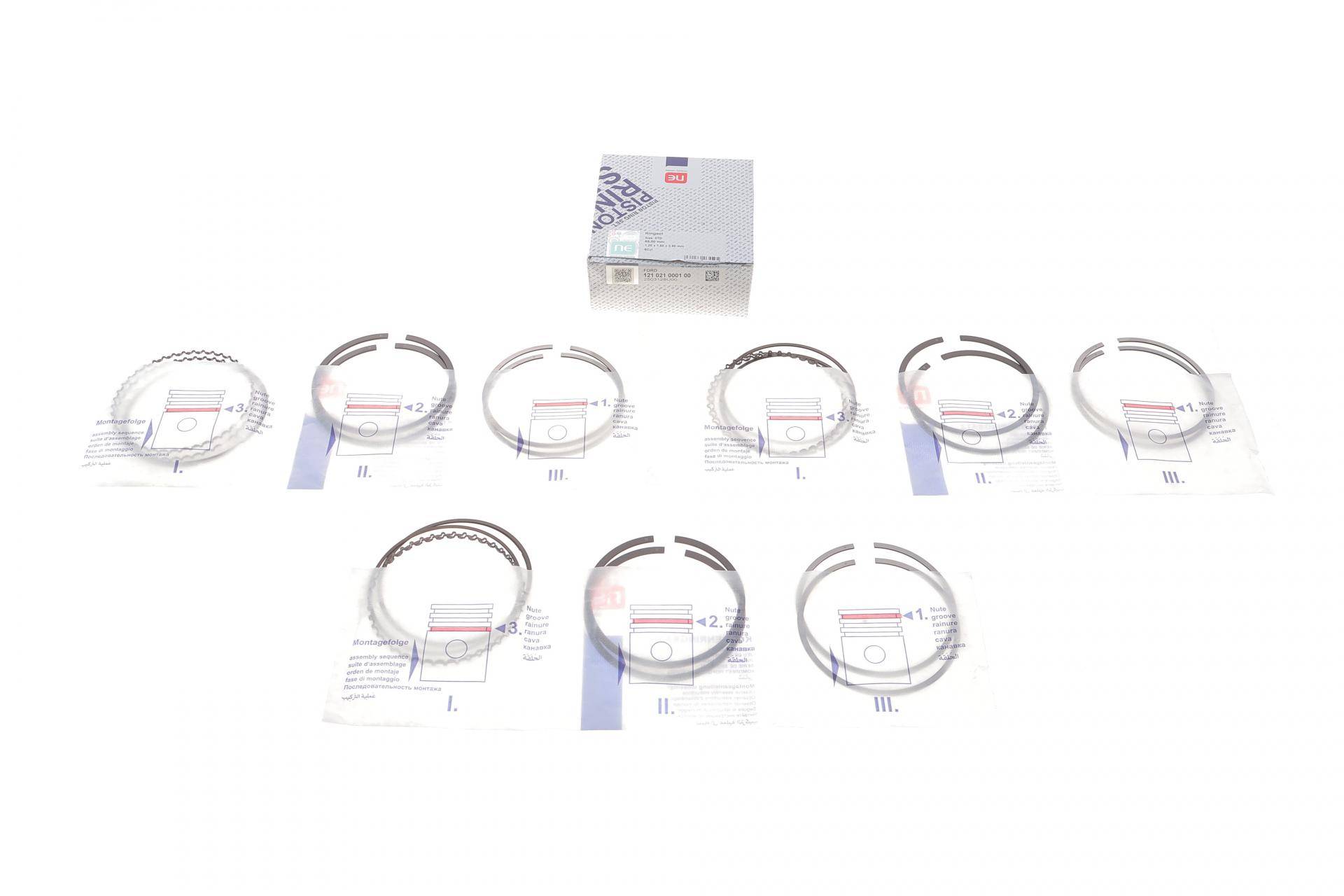 Кільця поршневі Ford Maverick 3.0 V6 01- (89.00mm/STD) (1.2-1.5-2.5)