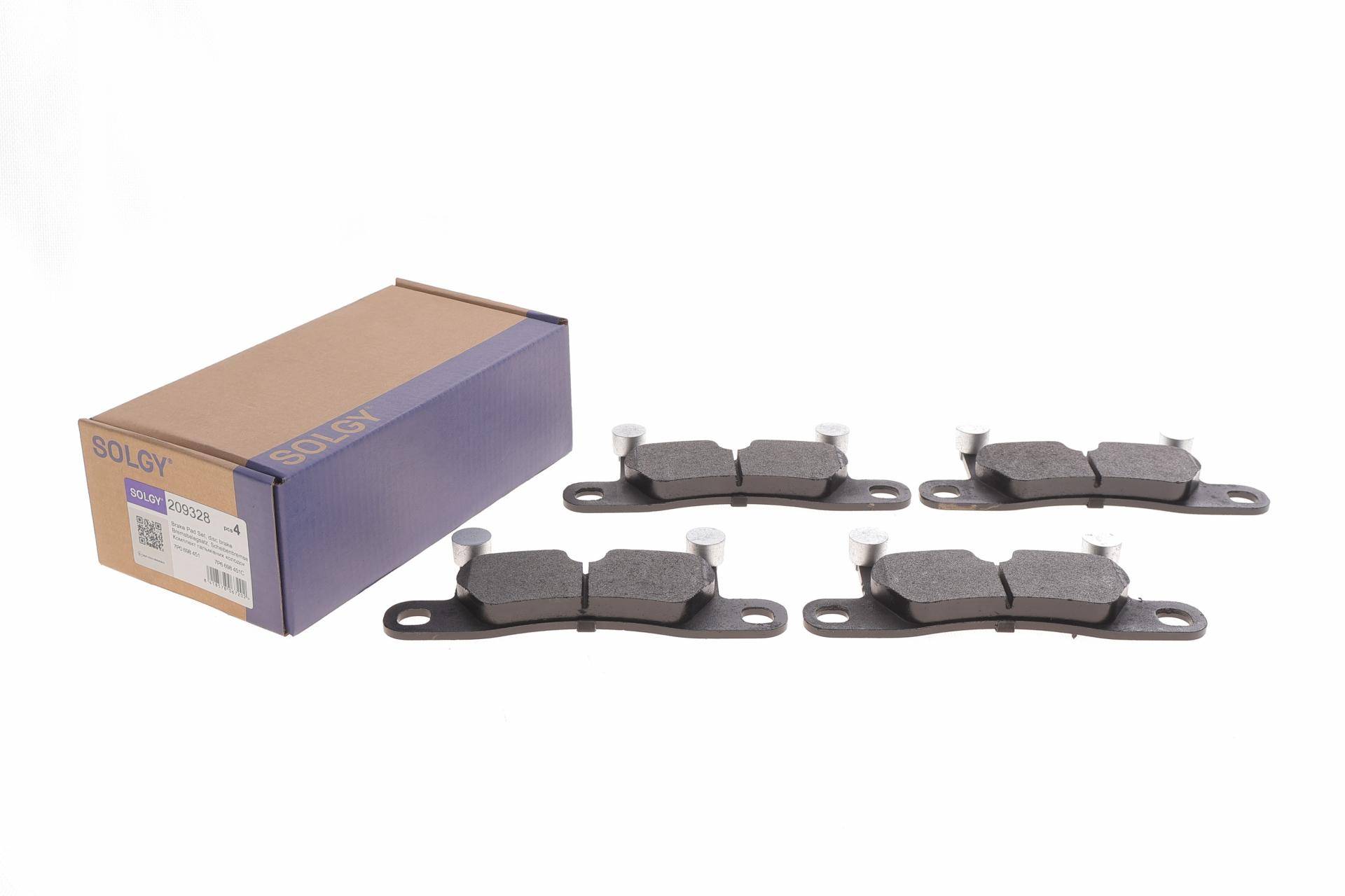 Колодки гальмівні (задні) VW Touareg/Porsche Cayenne 10-