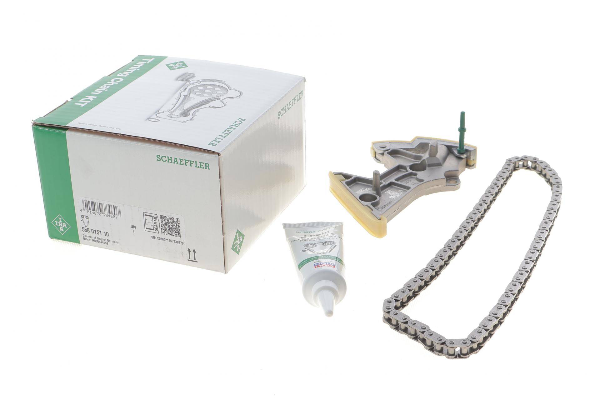 Комплект ланцюга ГРМ Skoda Fabia/Roomster/VW Polo 1.4 TDI 99-10, (ланцюг INA)