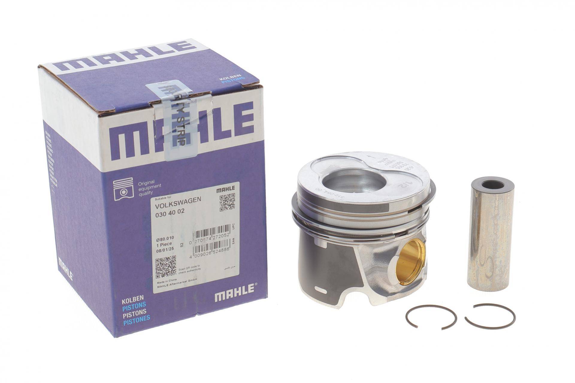 Поршень VW Passat 1.9 TDI 93-00 (80.01mm/+0.50) (1-2 цил.)