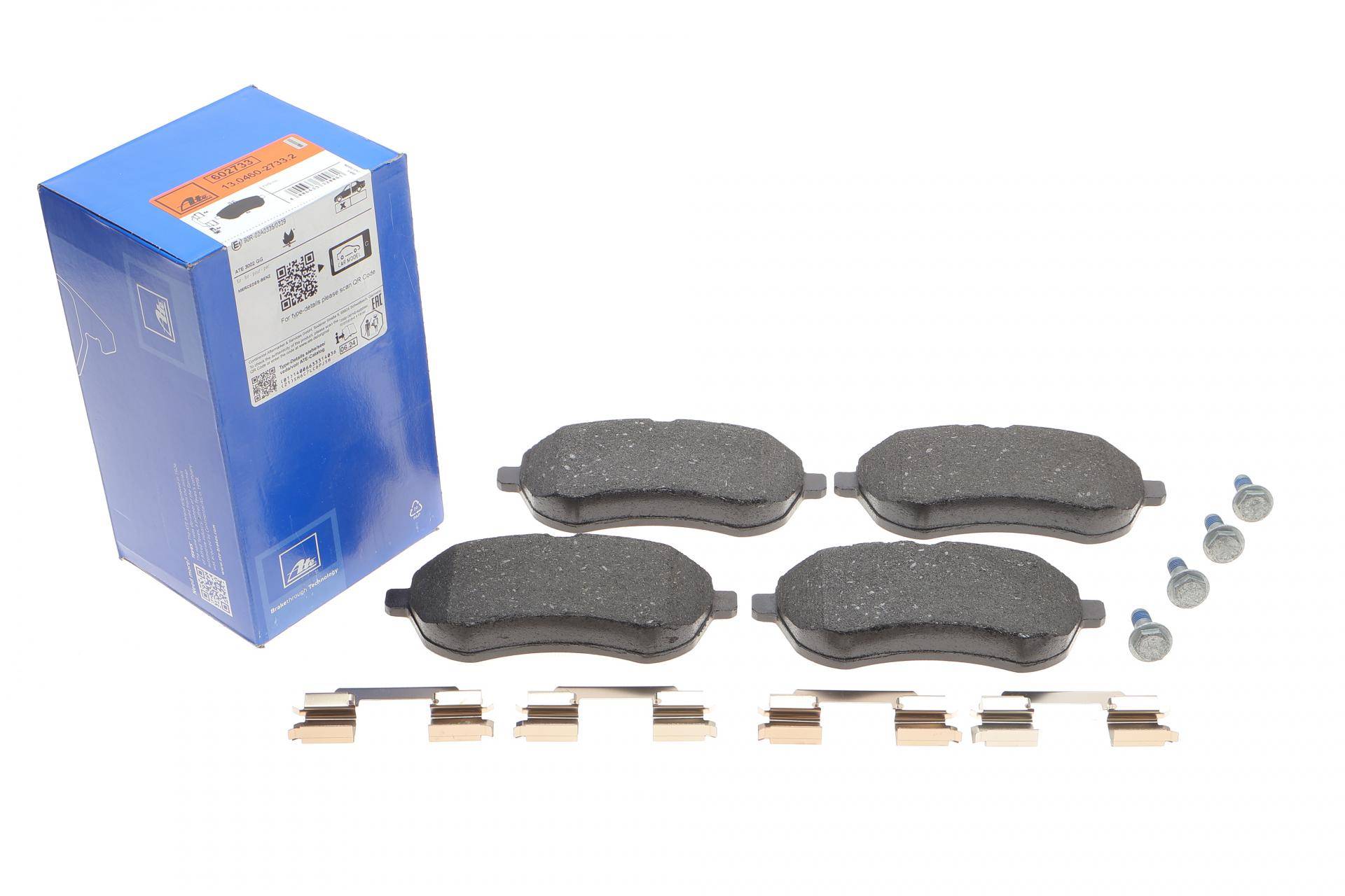 Колодки гальмівні (передні) MB C-class (S204/W204) 07- (TRW)