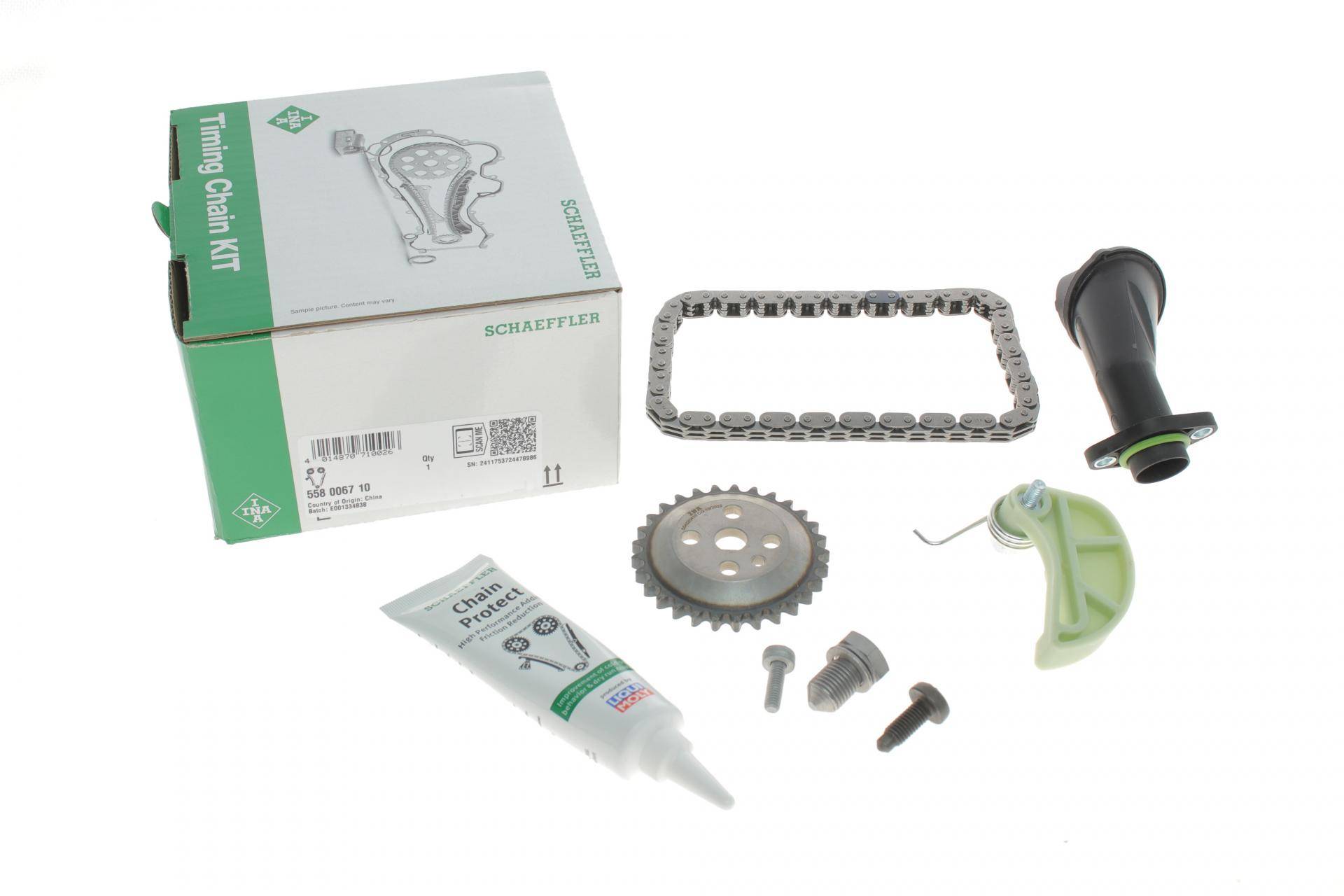 Комплект ланцюга насоса оливного VW Golf V/VI 07-13/Skoda Octavia 1.4 TSI 08-13, (ланцюг INA)