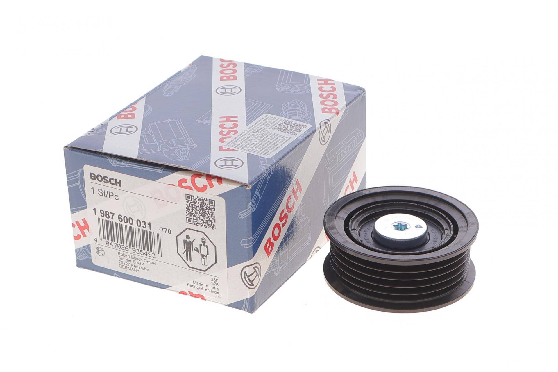 Ролик генератора Hyundai Accent/Kia Rio 1.1D-1.7D 05- (паразитний) (66.4х25.5)