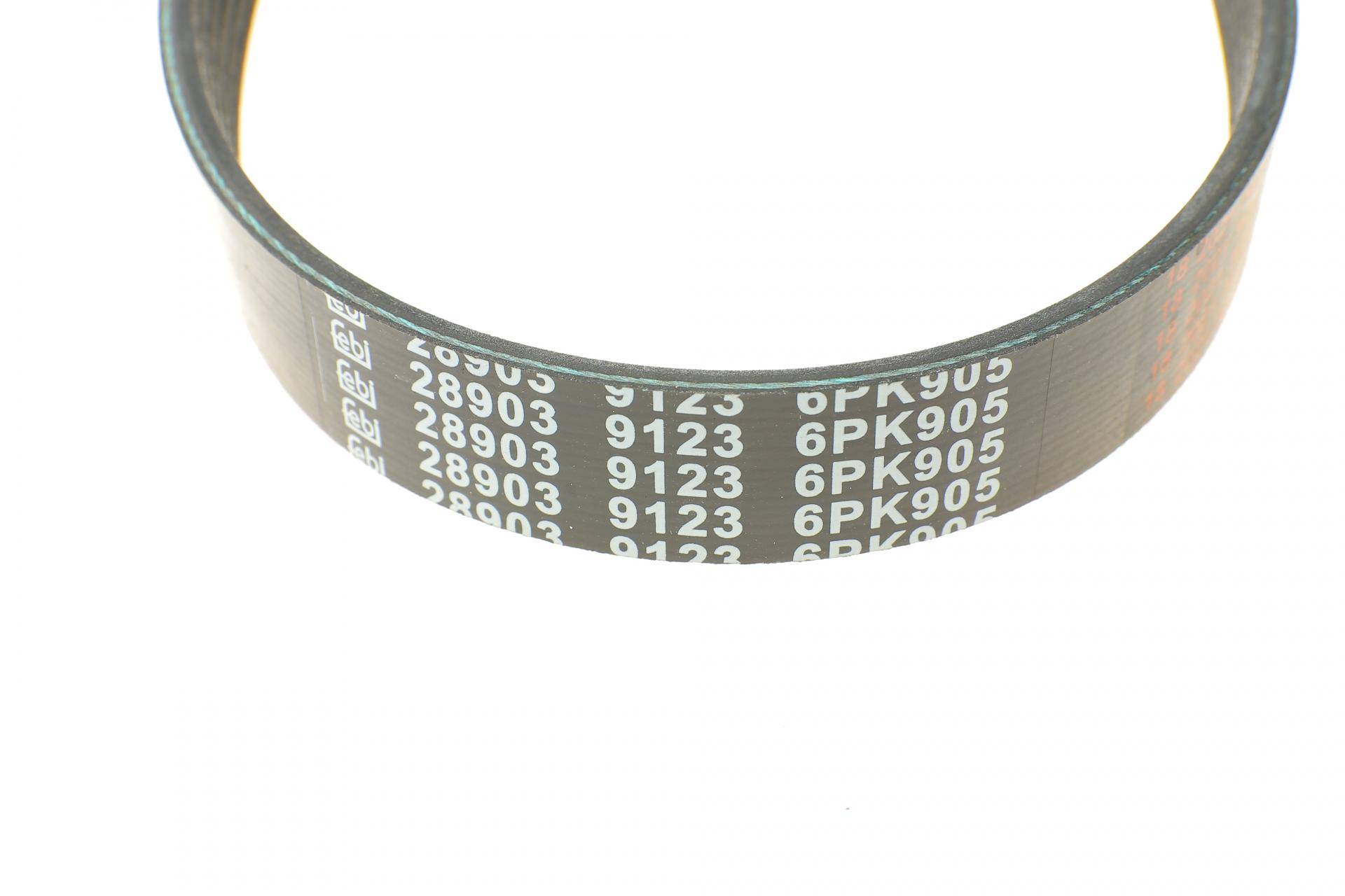 Ремінь генератора VW Golf III/IV/Bora/Skoda Octavia 1.9TDI/SDI 98-10 (6PK905)