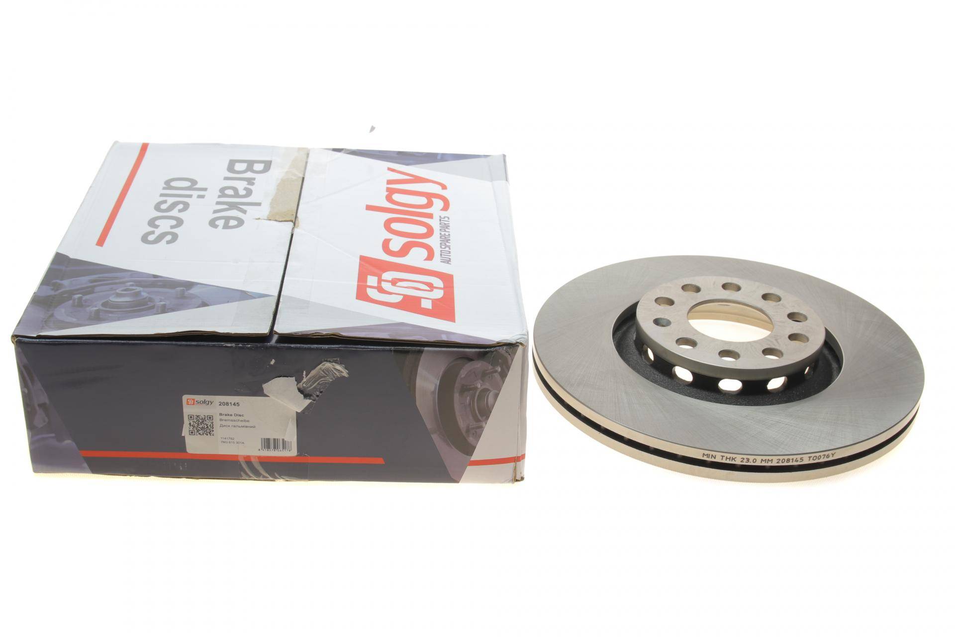 Диск гальмівний (передній) Audi A4/A6/VW Passat 00-09 (312х25)