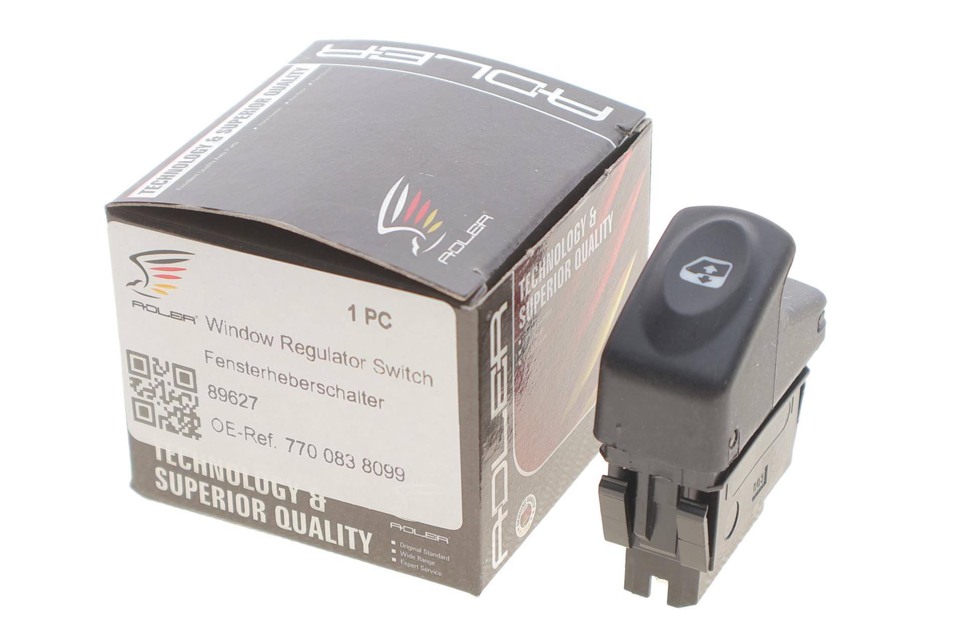 Кнопка склопідіймача Renault Kangoo 97- (6 конт.)