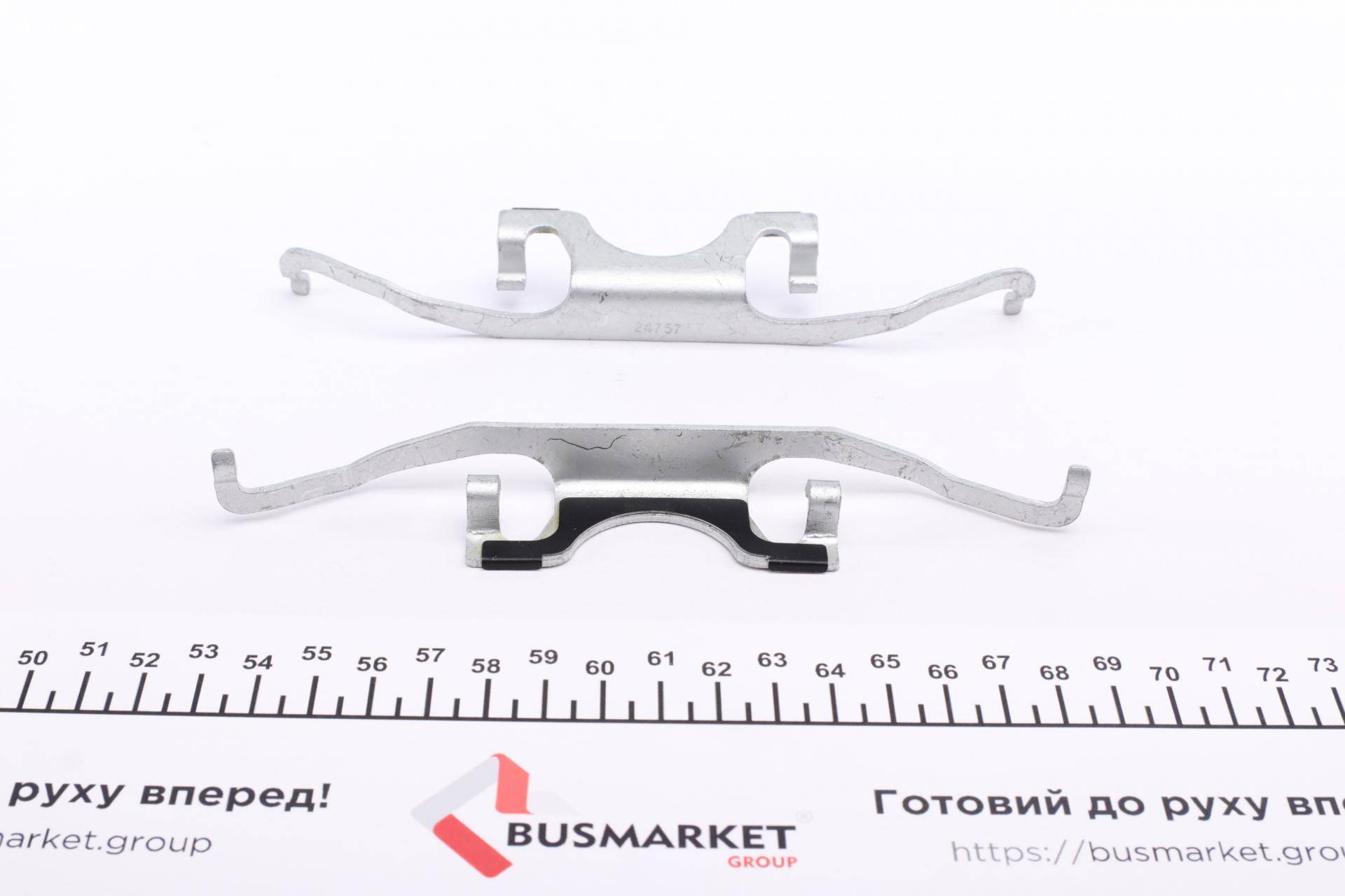 Планка супорта (переднього) прижимна (к-кт) BMW 5 (E39) 96-04 (Ate)