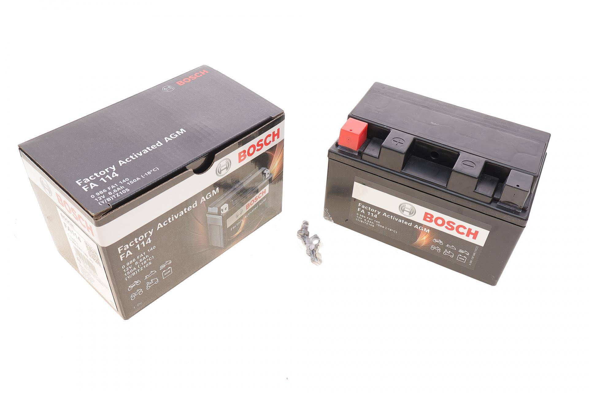 Акумуляторна батарея 8.6Ah/150A (150x88x93/+L/B0) (AGM) Factory Activated AGM