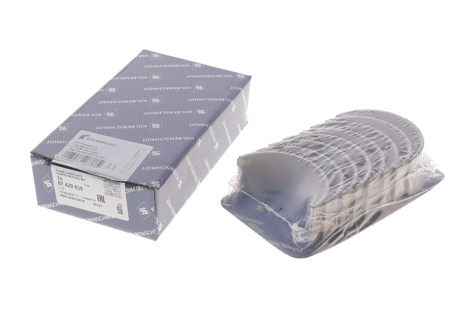 Вкладиші шатунні MB 609 OM364 (+0,25)