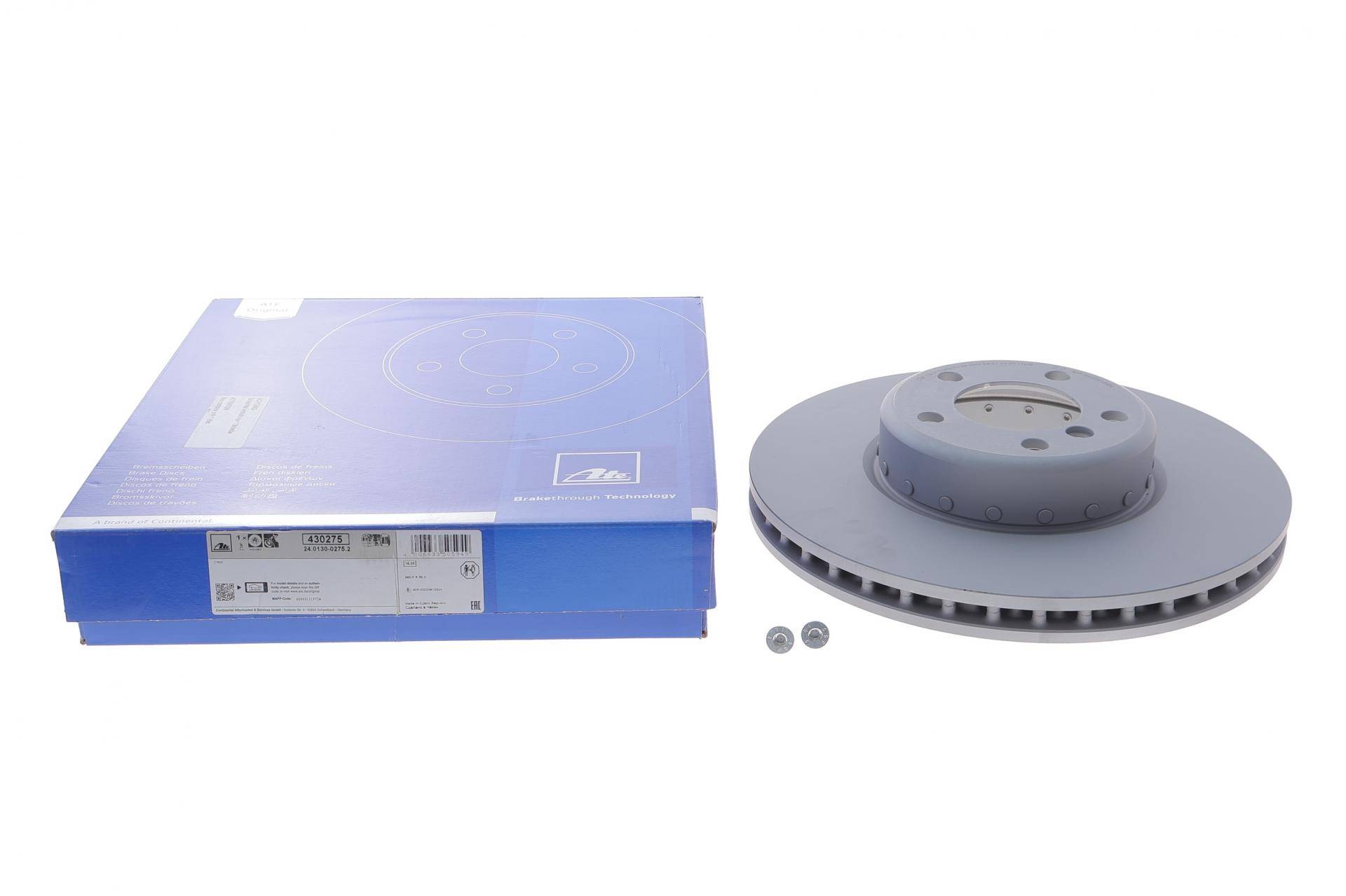 Диск гальмівний (передній) BMW 3 (F30/F80) 12-16 (340x30)