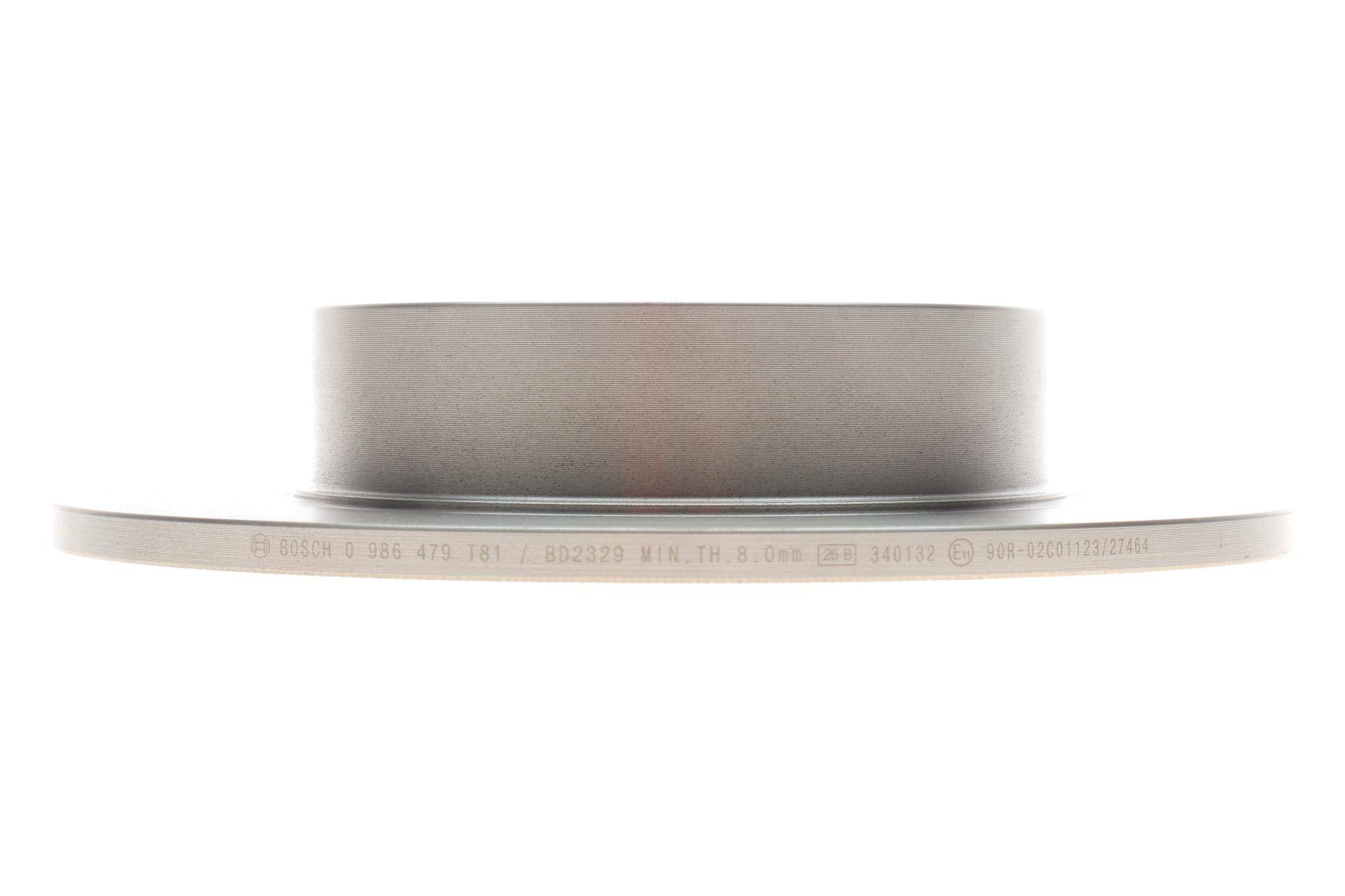 Диск гальмівний (задній) Honda Accord VII 03-08 (259.7x9.2) (з покриттям) (повний)