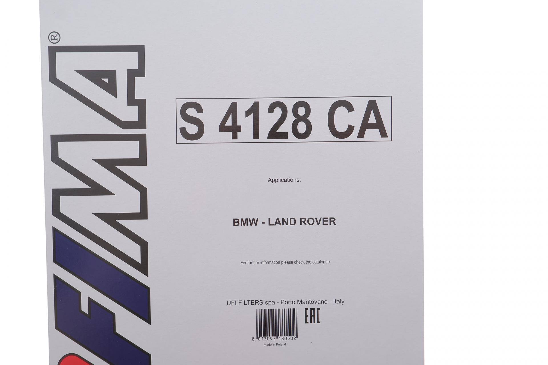 Фільтр салону BMW X5 (E53) 3.0D/Range Rover 4.2/4.4/3.0D 00- (вугільний)