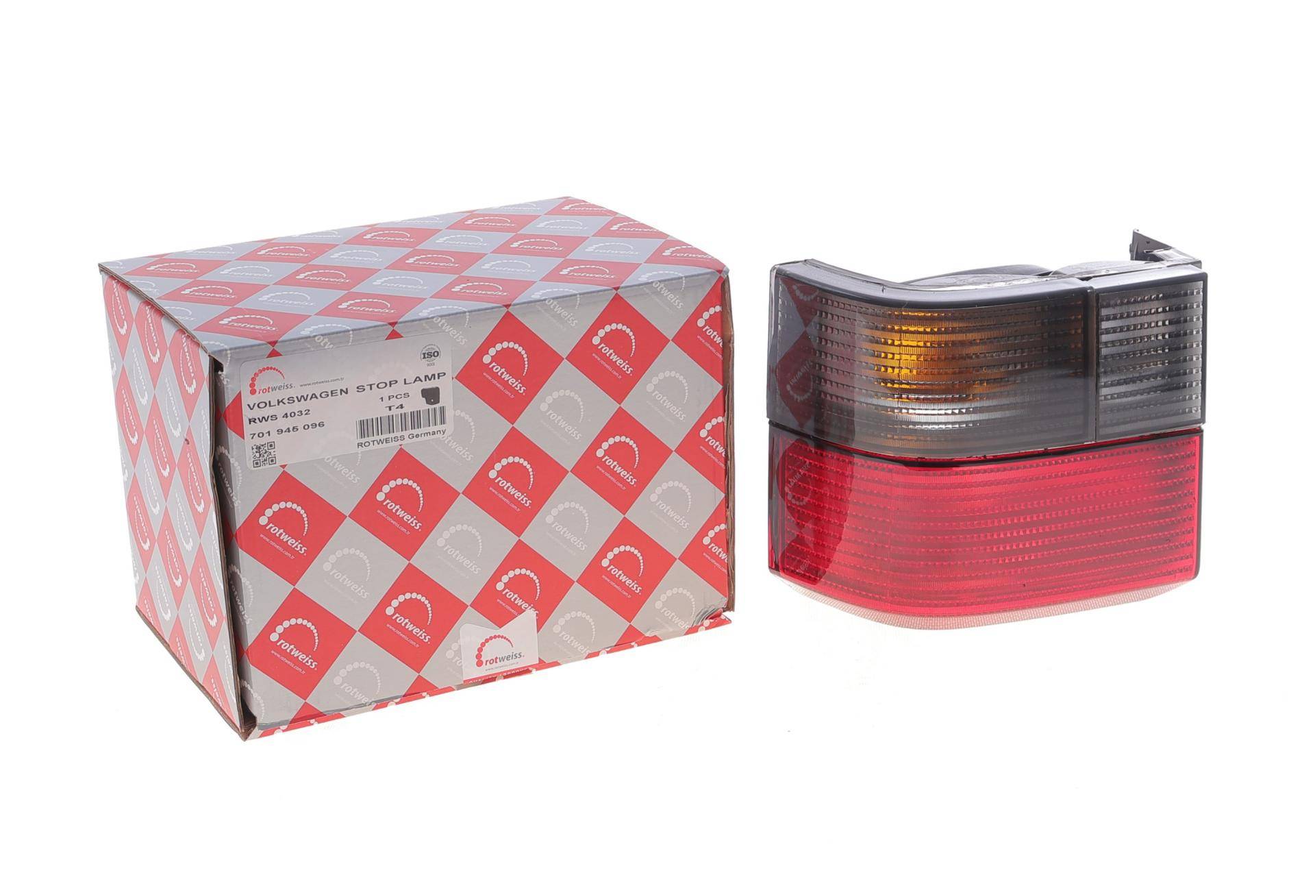 Ліхтар задній VW T4 90-96 (R) (жовтий поворот)