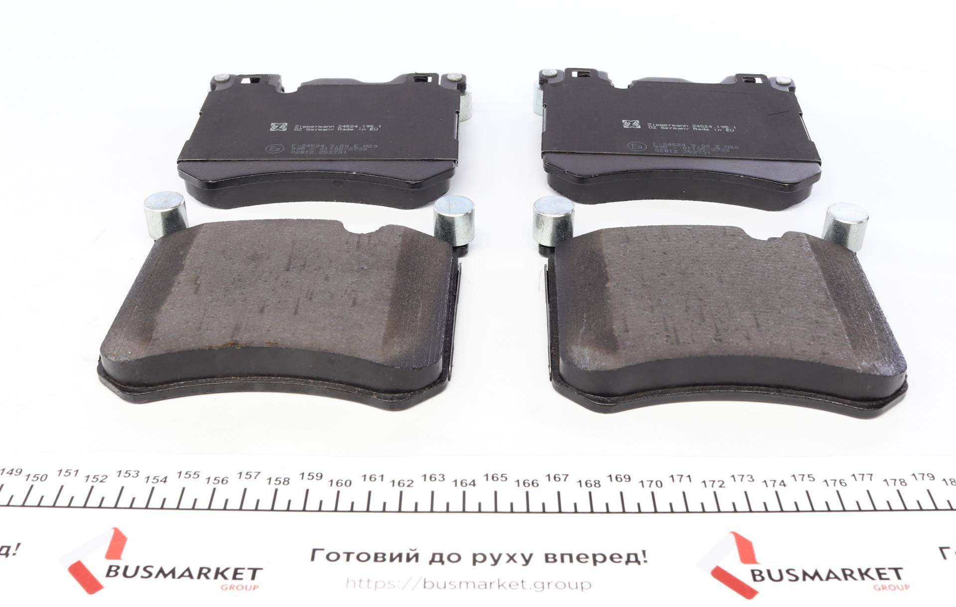 Колодки гальмівні (передні) BMW X5 (E70)/X6 (E71/E72) 06- (Brembo)