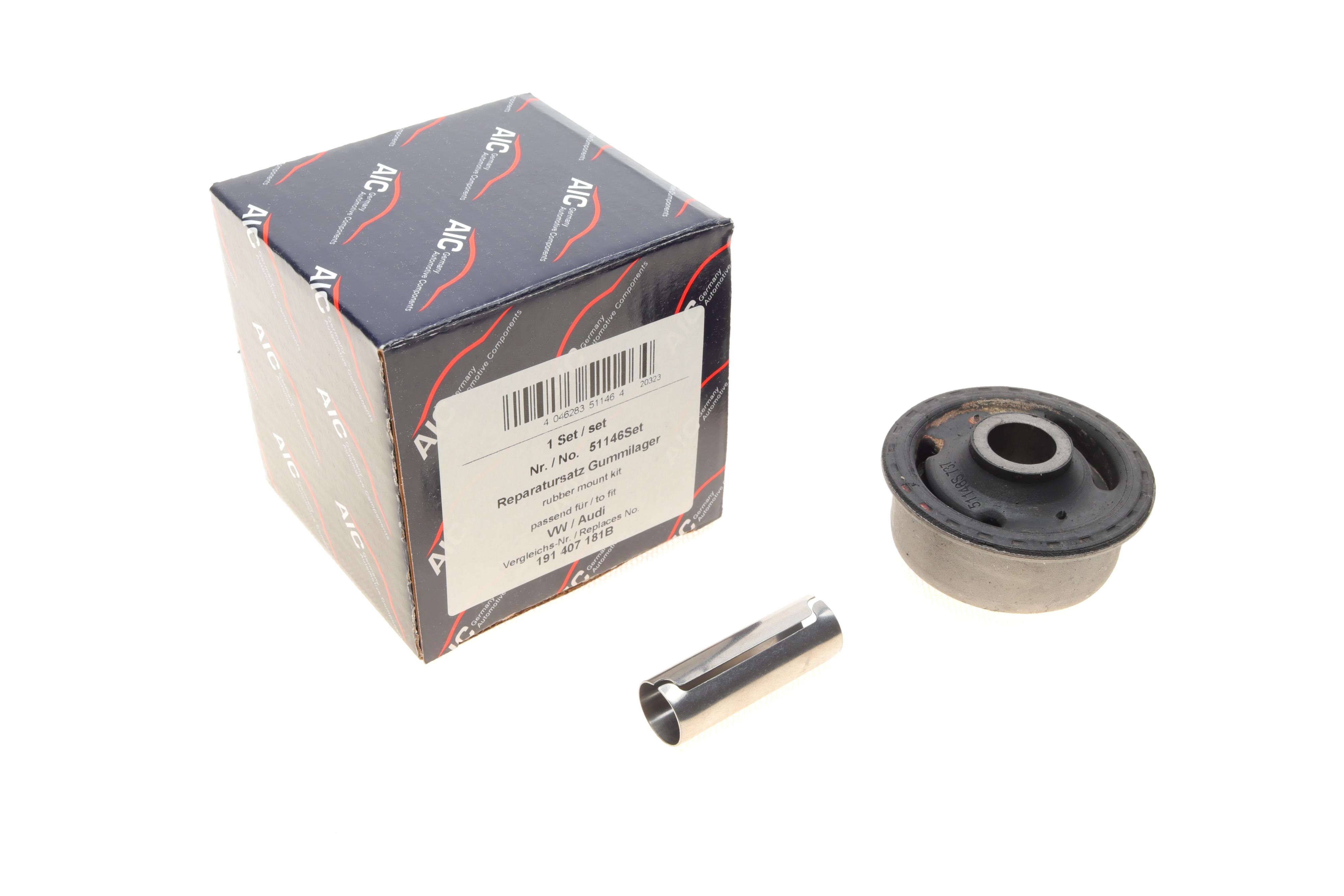 Сайлентблок важеля (переднього/ззаду) VW Golf/Caddy II 83-05 (к-кт)