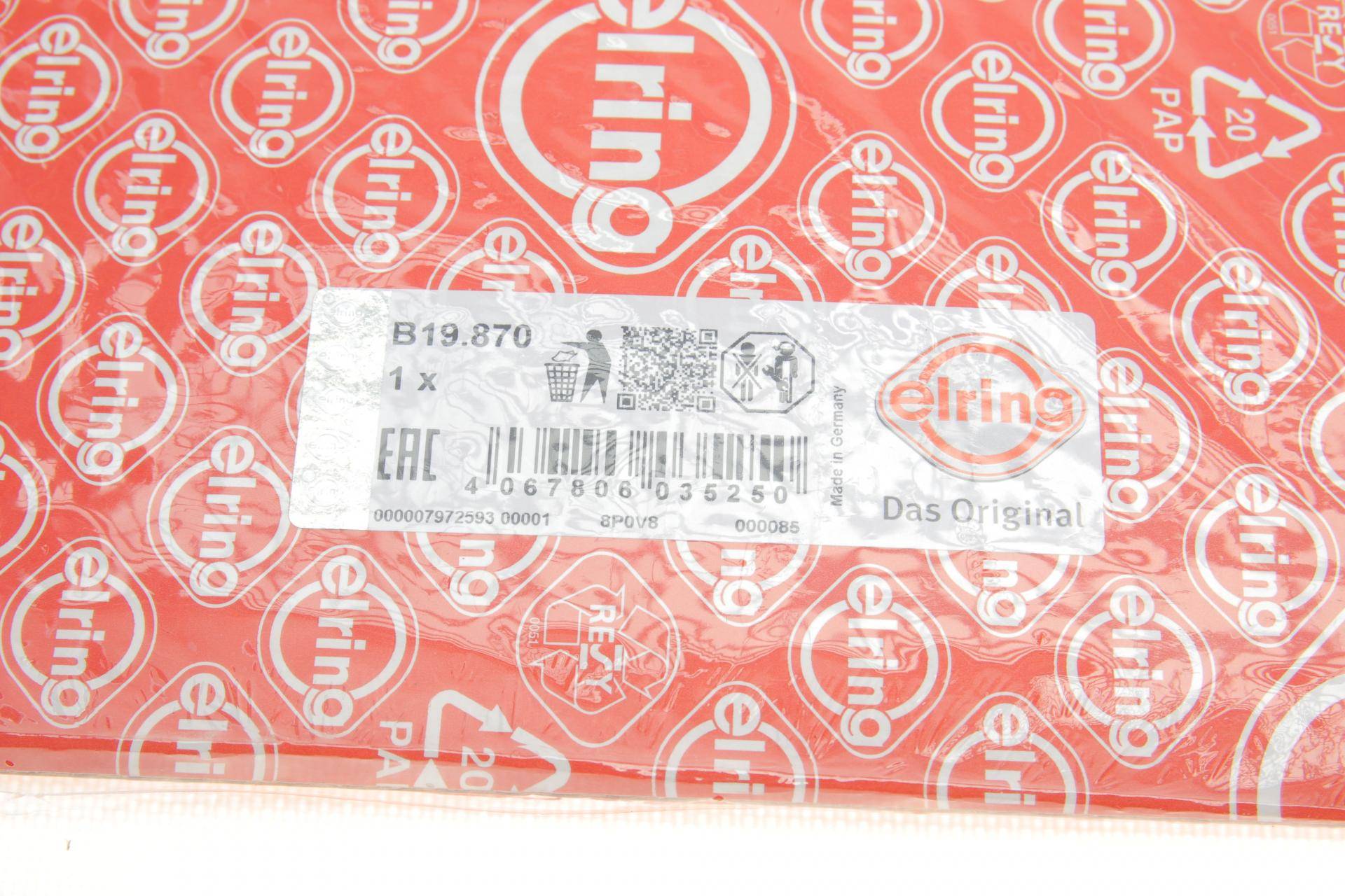 Комплект прокладок (нижній) Opel Vivaro/Renault Trafic 1.6 CDTI/dCi 14- (2 сальника)