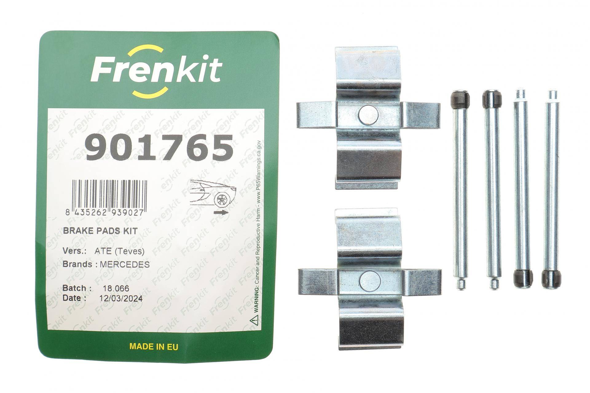 Планка супорта (заднього) прижимна (к-кт) MB E-class (W210)/S-class (W140) 91-10 (Ate)