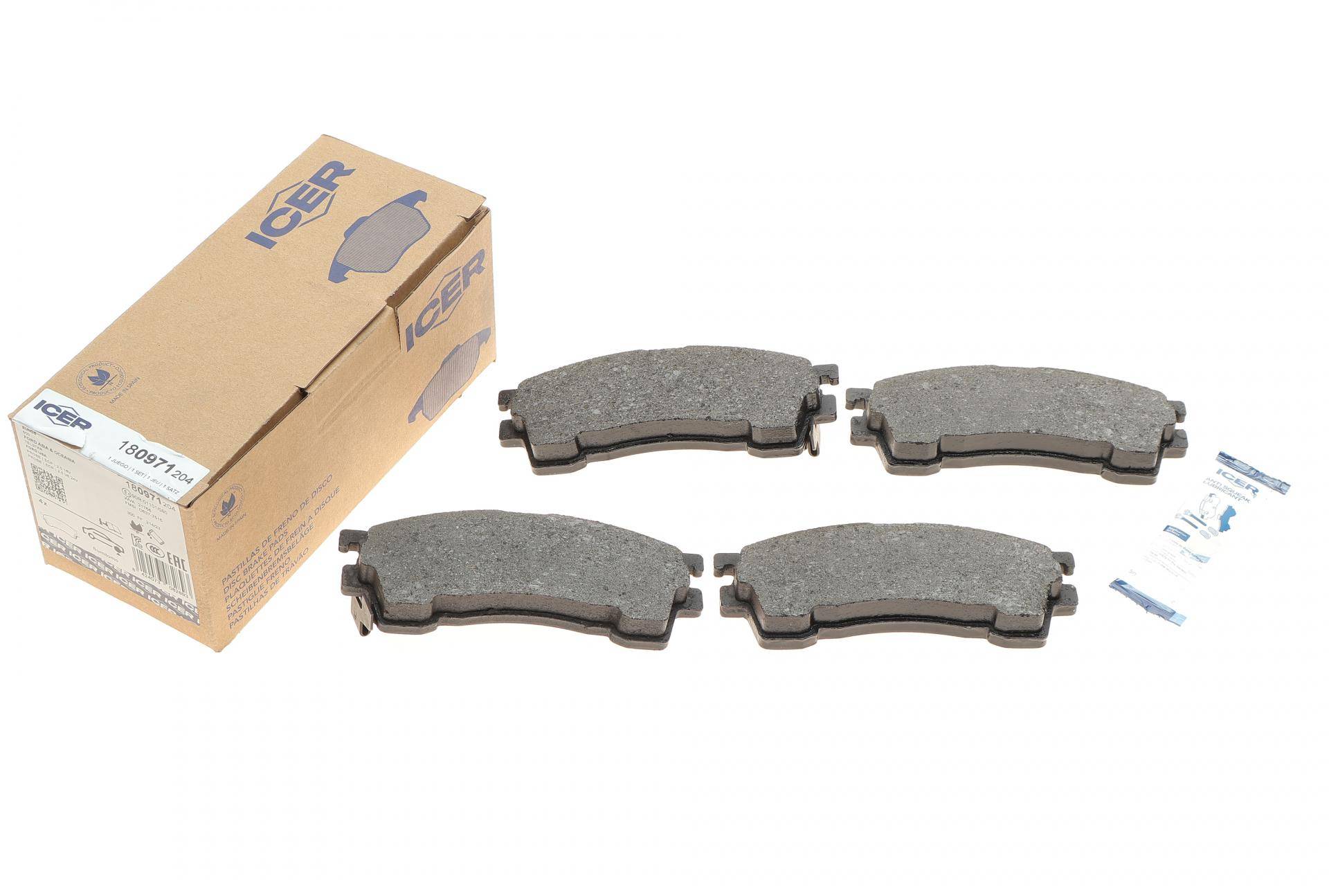 Колодки гальмівні (передні) Mazda 626 IV/V 91-02/MX-6 92-97/Ford USA Probe 93-98