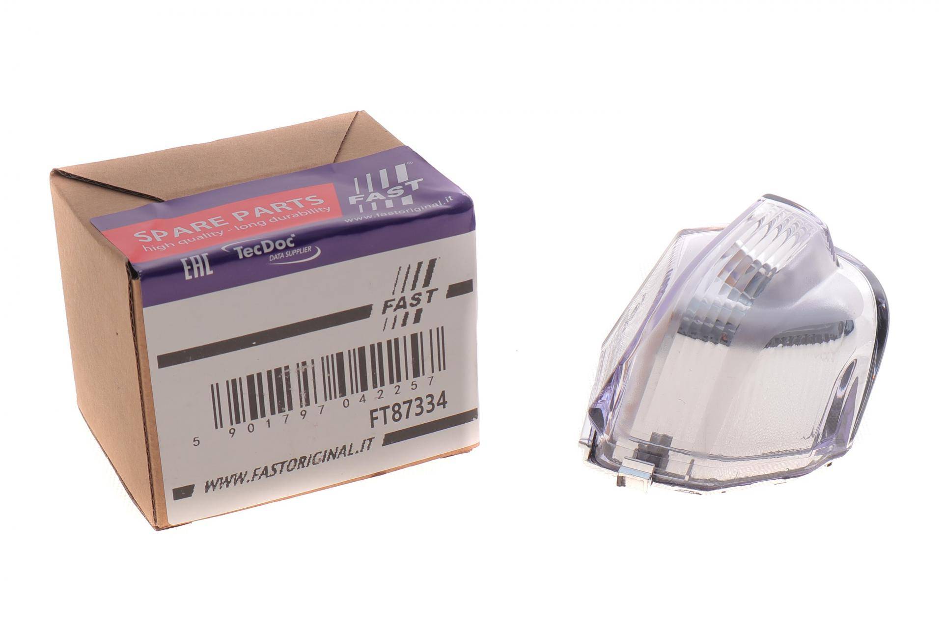 Повторювач повороту на дзеркало Ford Custom 12- (L) (білий)