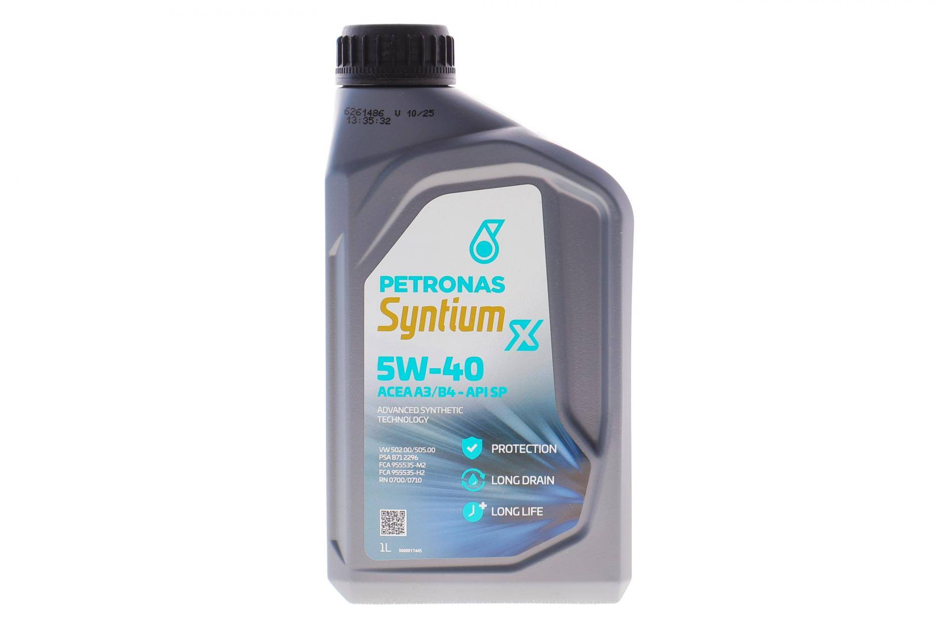 Олива 5W40 SYNTIUM X ACEA A3/B4 (1L) (VW502 00/505 00/RN0700/0710/PSA 2296)