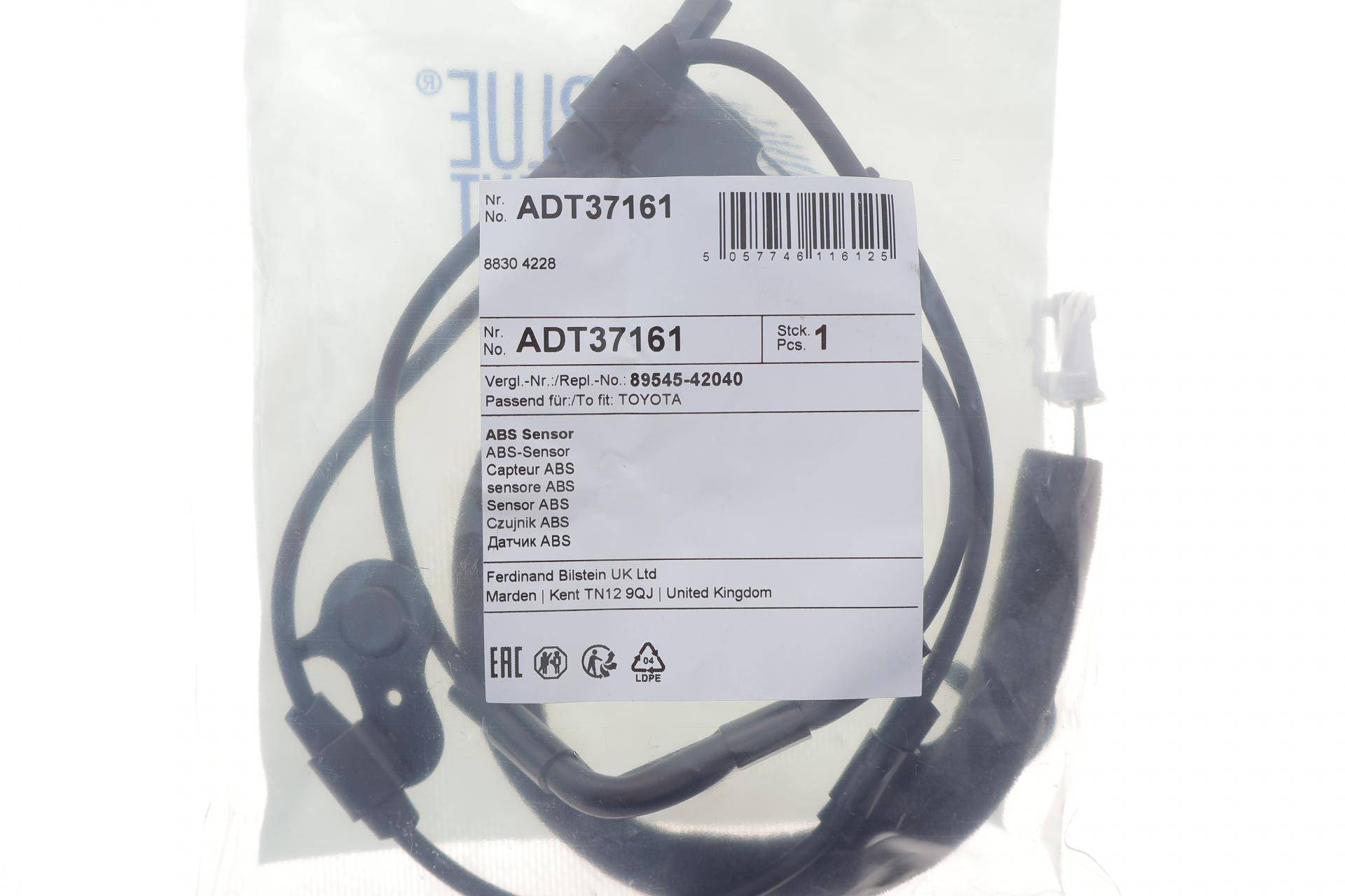 Датчик ABS (задній) (R) Toyota Rav 4 III 05-