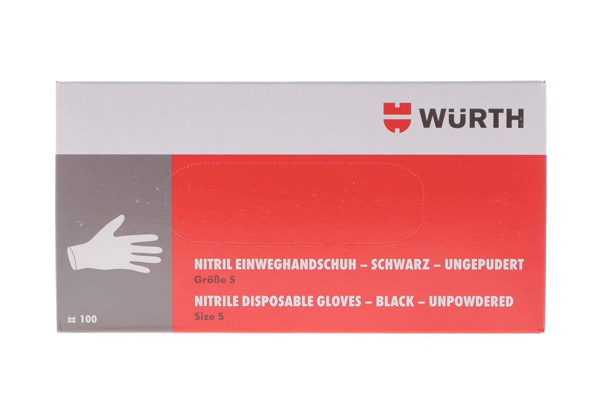 Рукавиці нітрилові (S) 100 шт. (чорні)