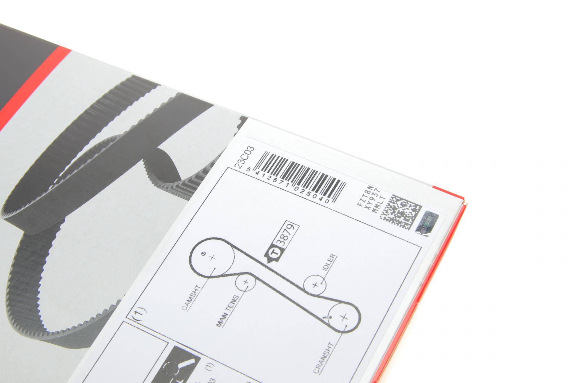 Ремінь ГРМ Kia Ceed/Cerato 2.0- 04-