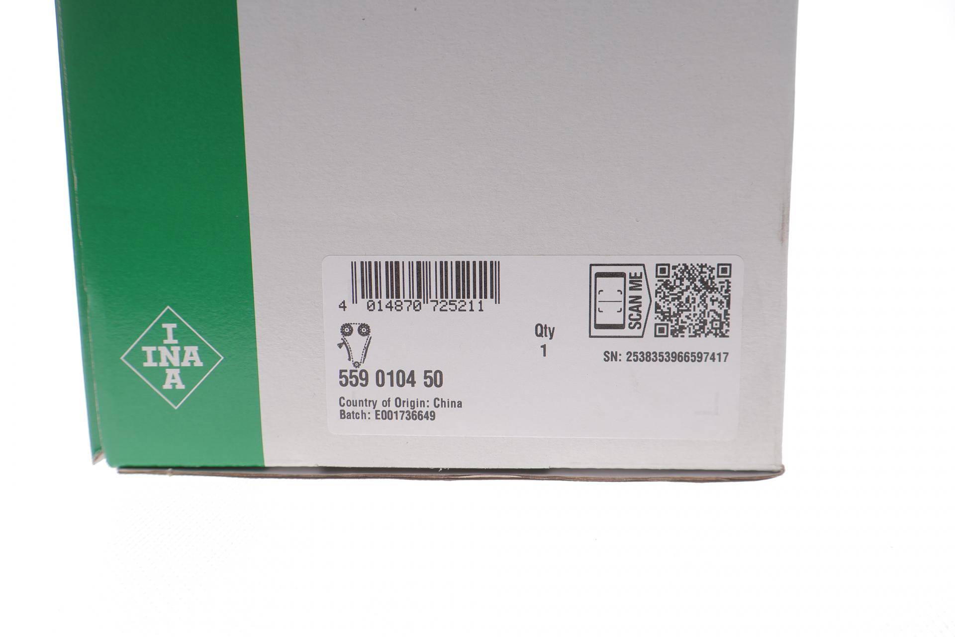 Комплект ланцюга ГРМ (повний + ланцюг оливного насоса) Citroen Berlingo/Peugeot Partner 1.6 VTi 09-