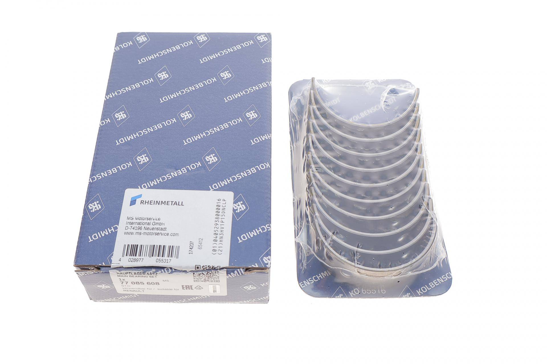 Вкладиші корінні Renault Kangoo/Trafic 1.4i 80- (STD)