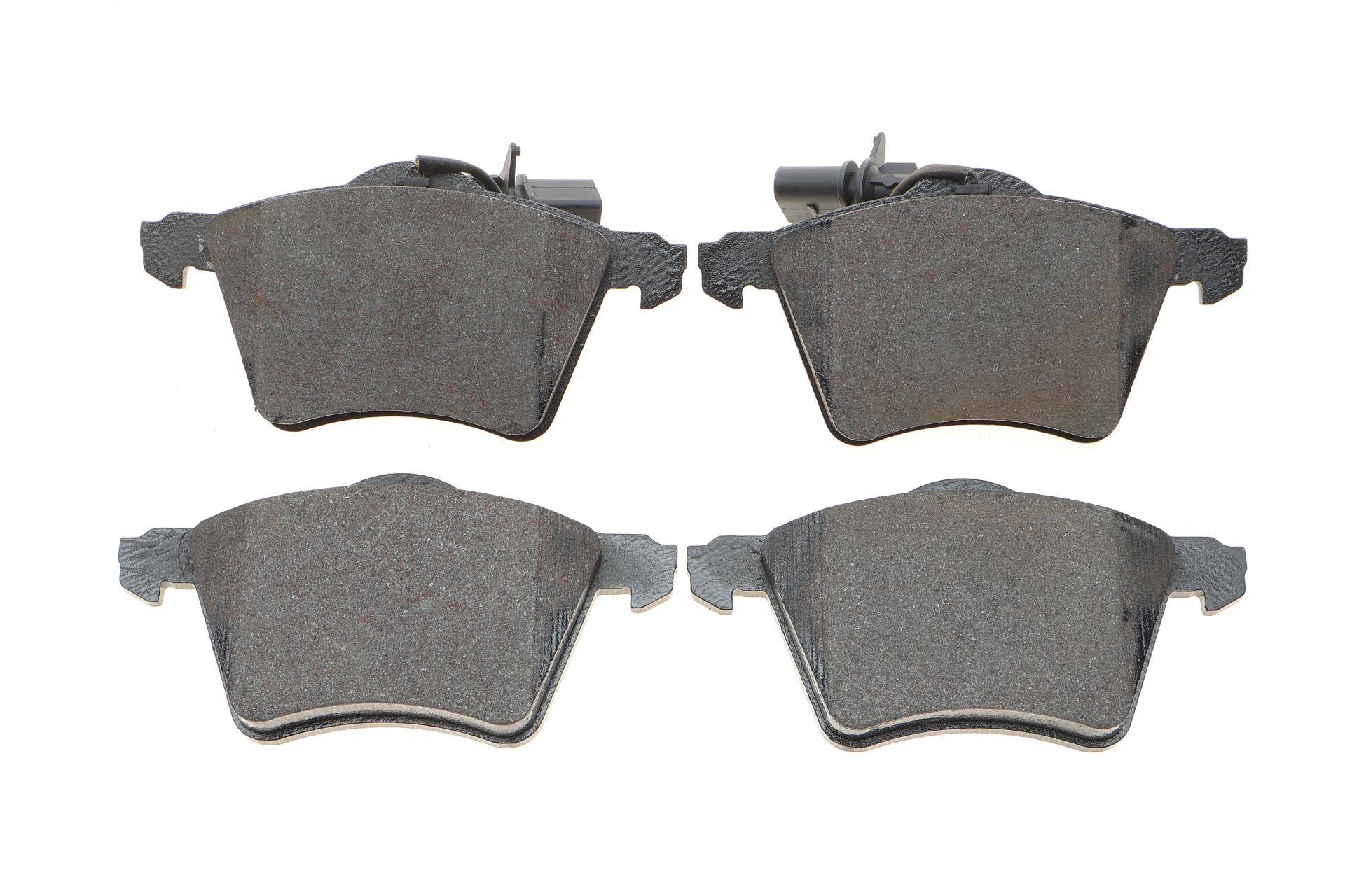 Колодки гальмівні (передні) VW T4 90-00 R16 (Teves) Q+ (з датчиками) (156.5x78.5x18.6)