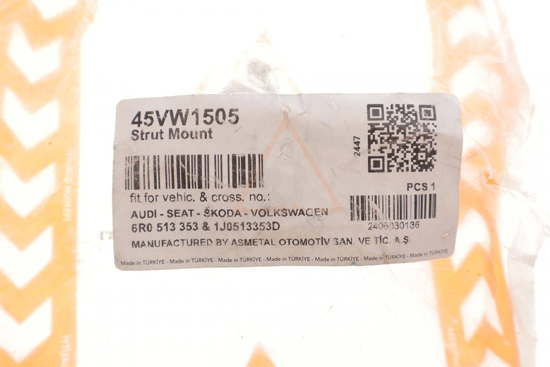 Подушка амортизатора (заднього) VW Bora/Golf IV 96-/Skoda Octavia/Fabia/Rapid 96-