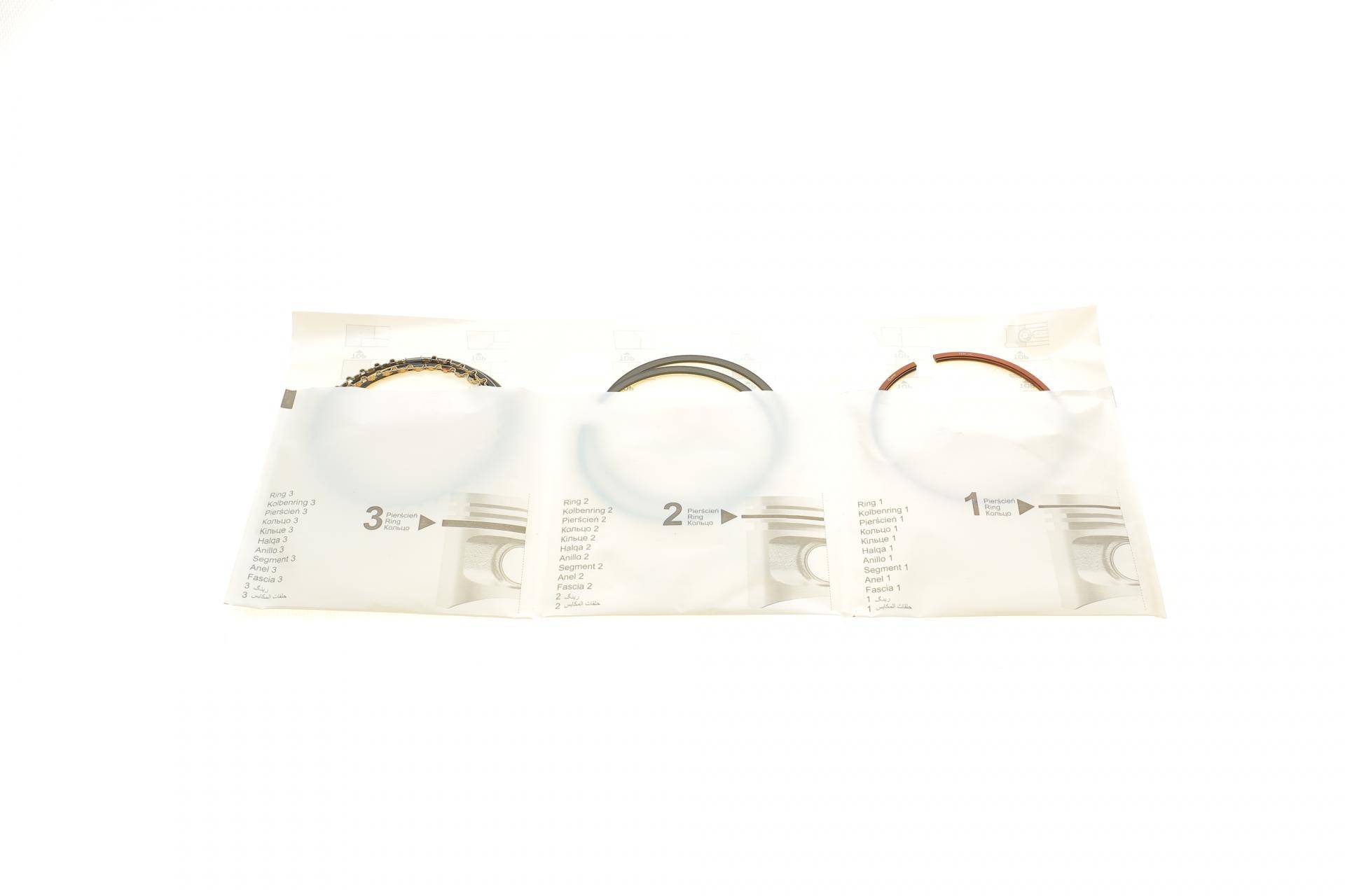 Кільця поршневі Daewoo Lanos 1.4/1.5i 97-01 (76.50mm/STD) (1.5-1.5-3) (к-кт 4 циліндри)