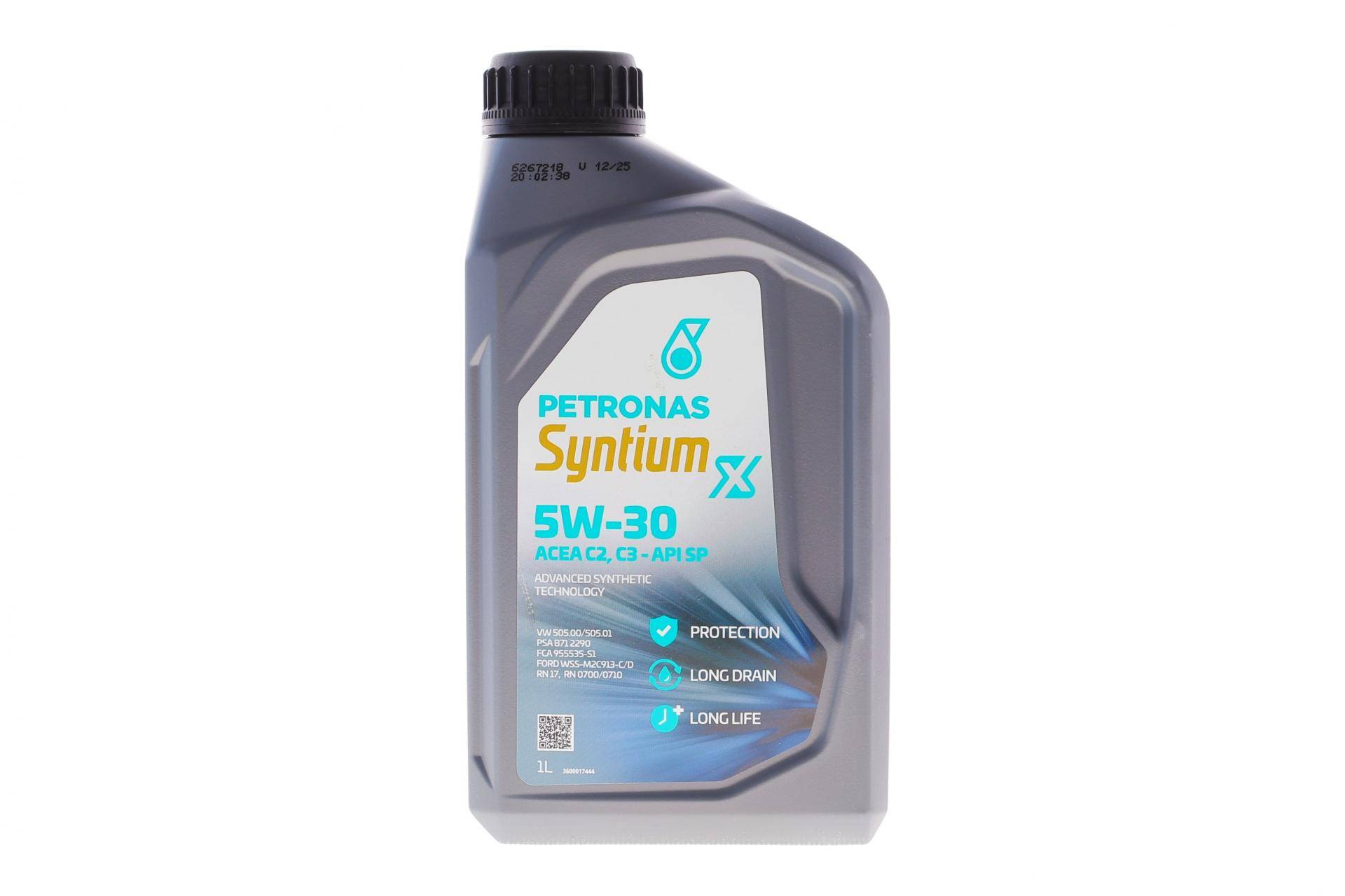 Олива 5W30 SYNTIUM X ACEA C2/C3 API SP (1L) (RN0700//RN0710/PSA B71 2290/RN17/M2C913-D/VW 505.00/505.01)