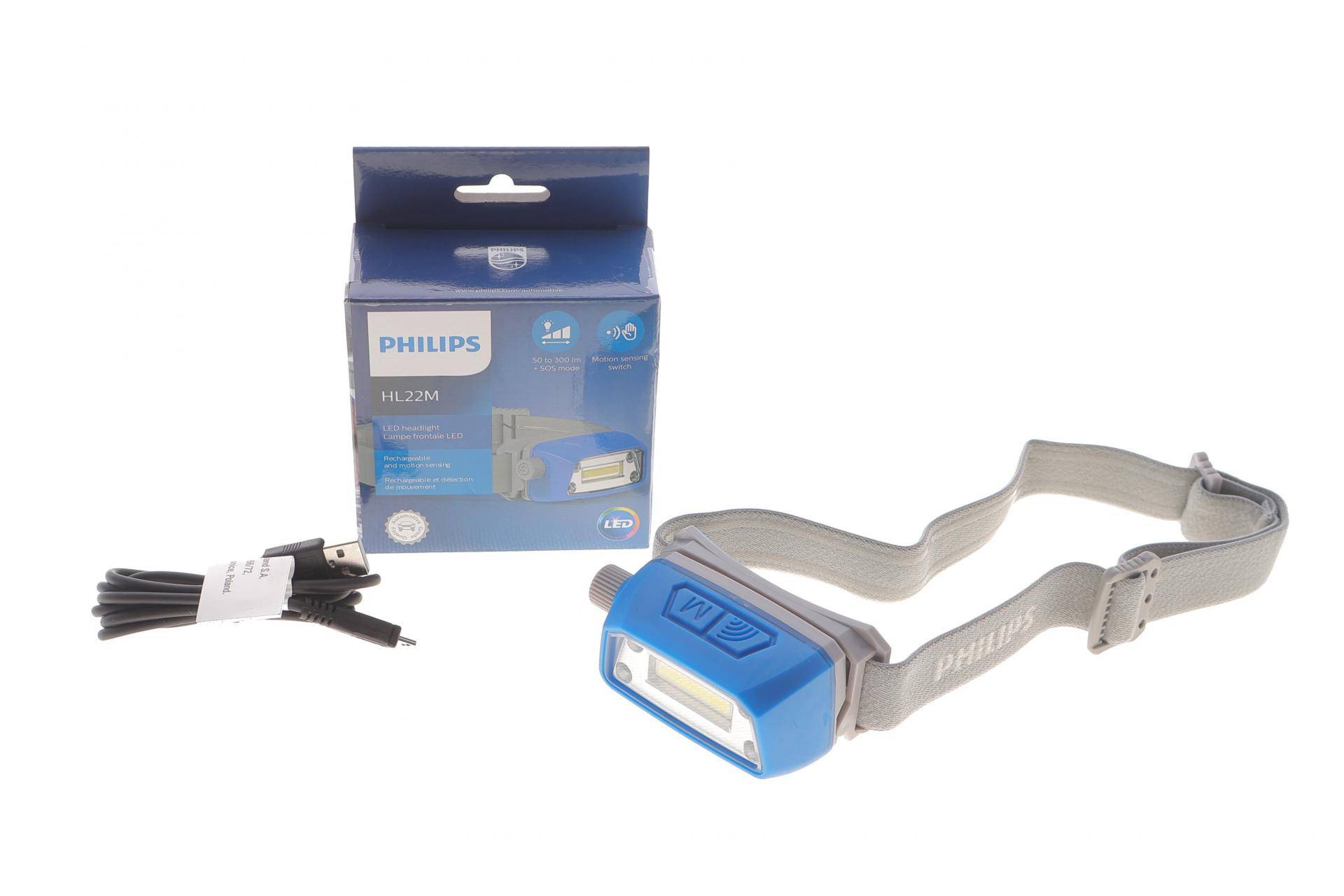 Ліхтарик налобний LED Headlamp HL22M (6500K/поворот 45°/поворот 60°/датчик руху)