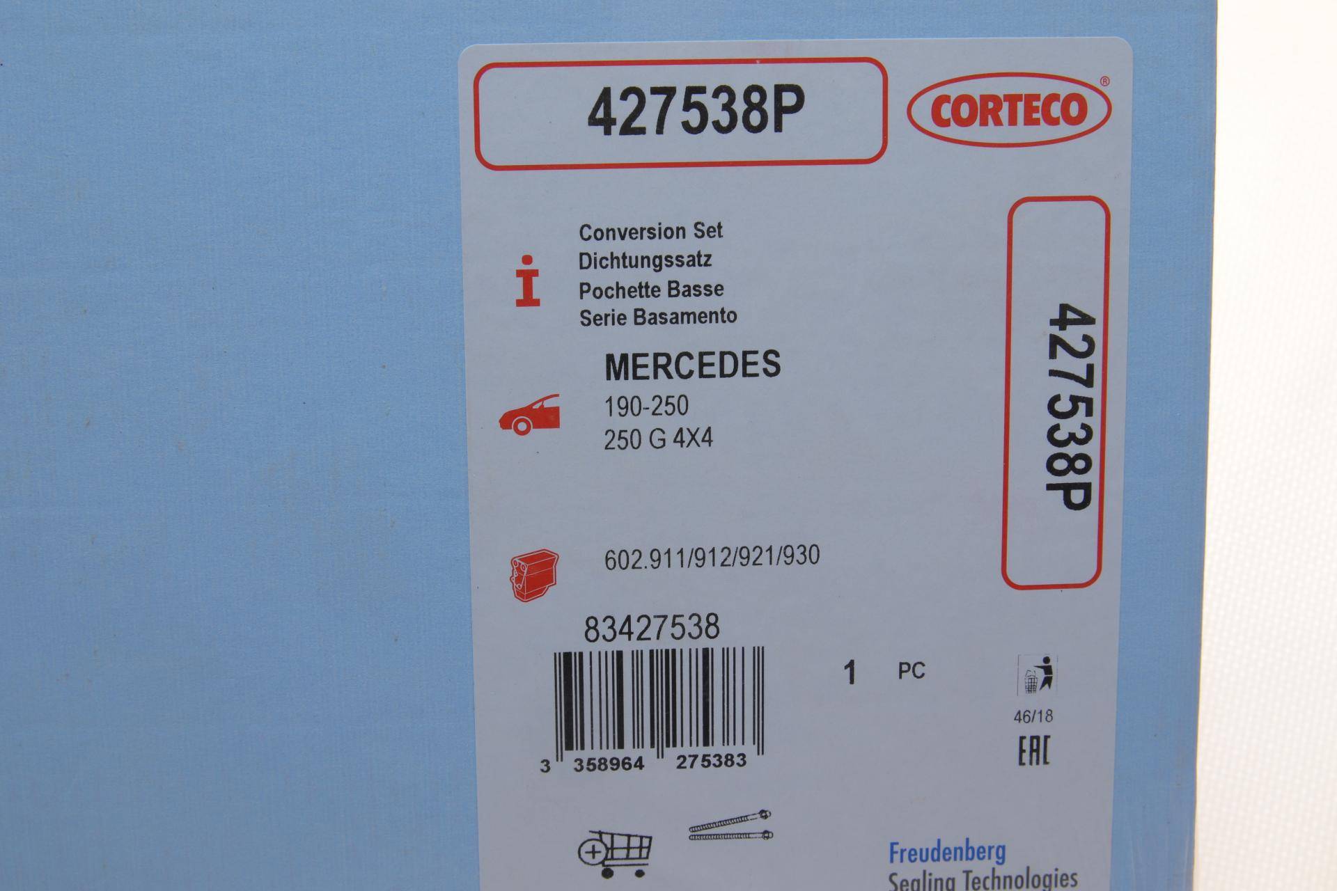 Комплект прокладок (нижній) MB Sprinter/MB210 OM602