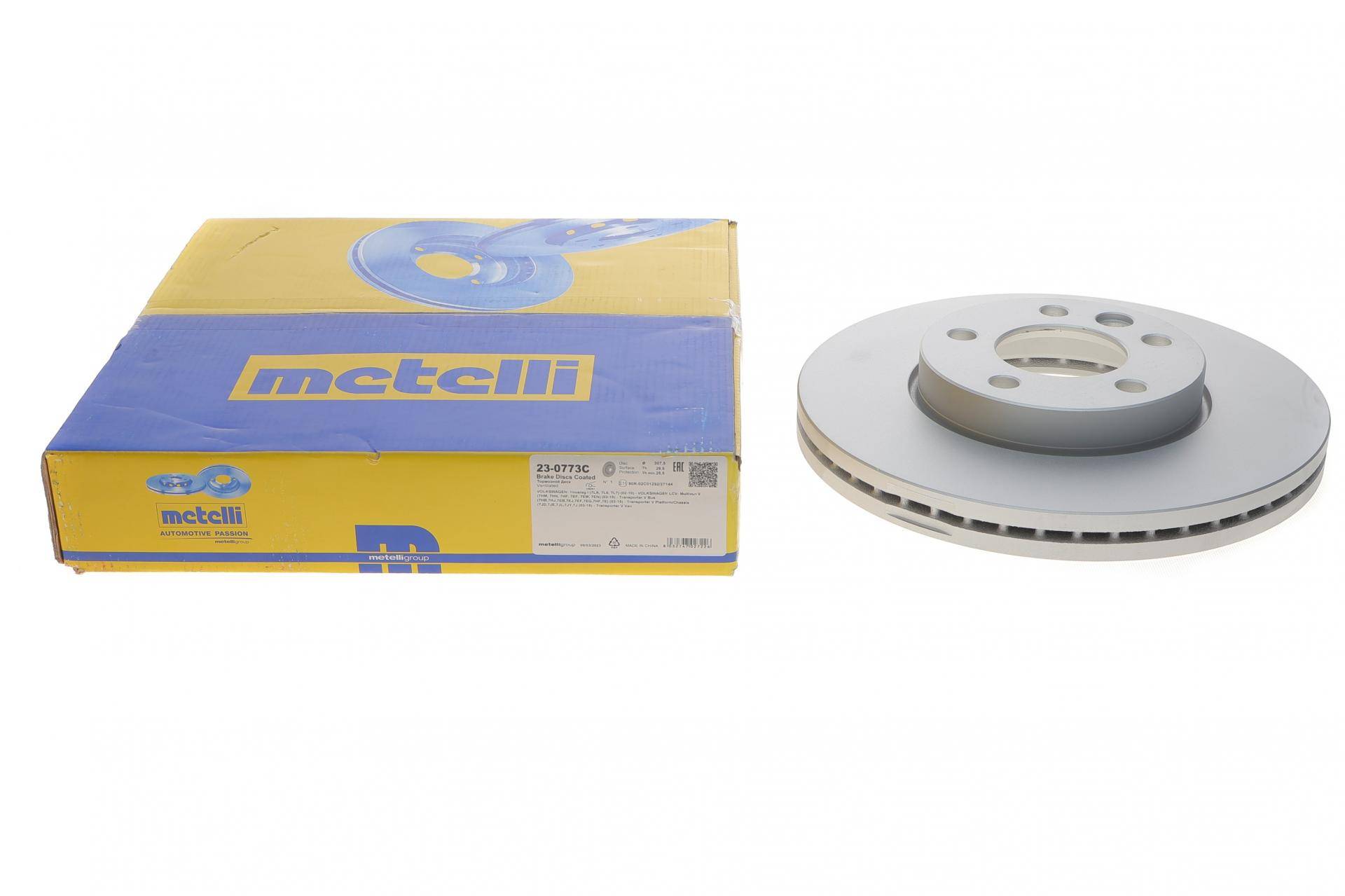 Диск гальмівний (передній) VW T5/Multivan V 03-15/Touareg 02-10 (307.5x29.5) (з покр.) (вент)